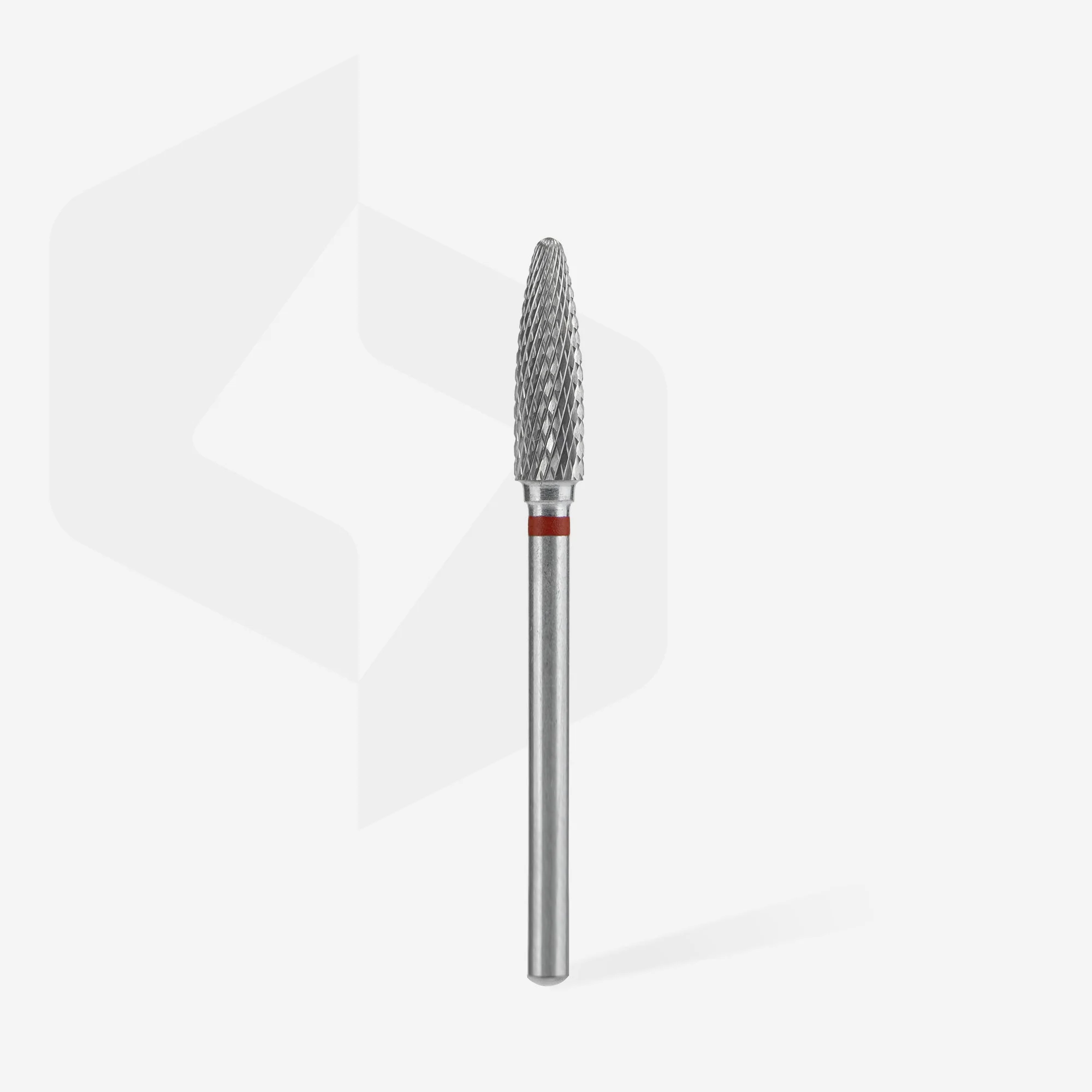 STALEKS EXPERT Frez z węglików spiekanych „kukurydza” czerwony, średnica 4 mm, część robocza 14 mm - Image 2