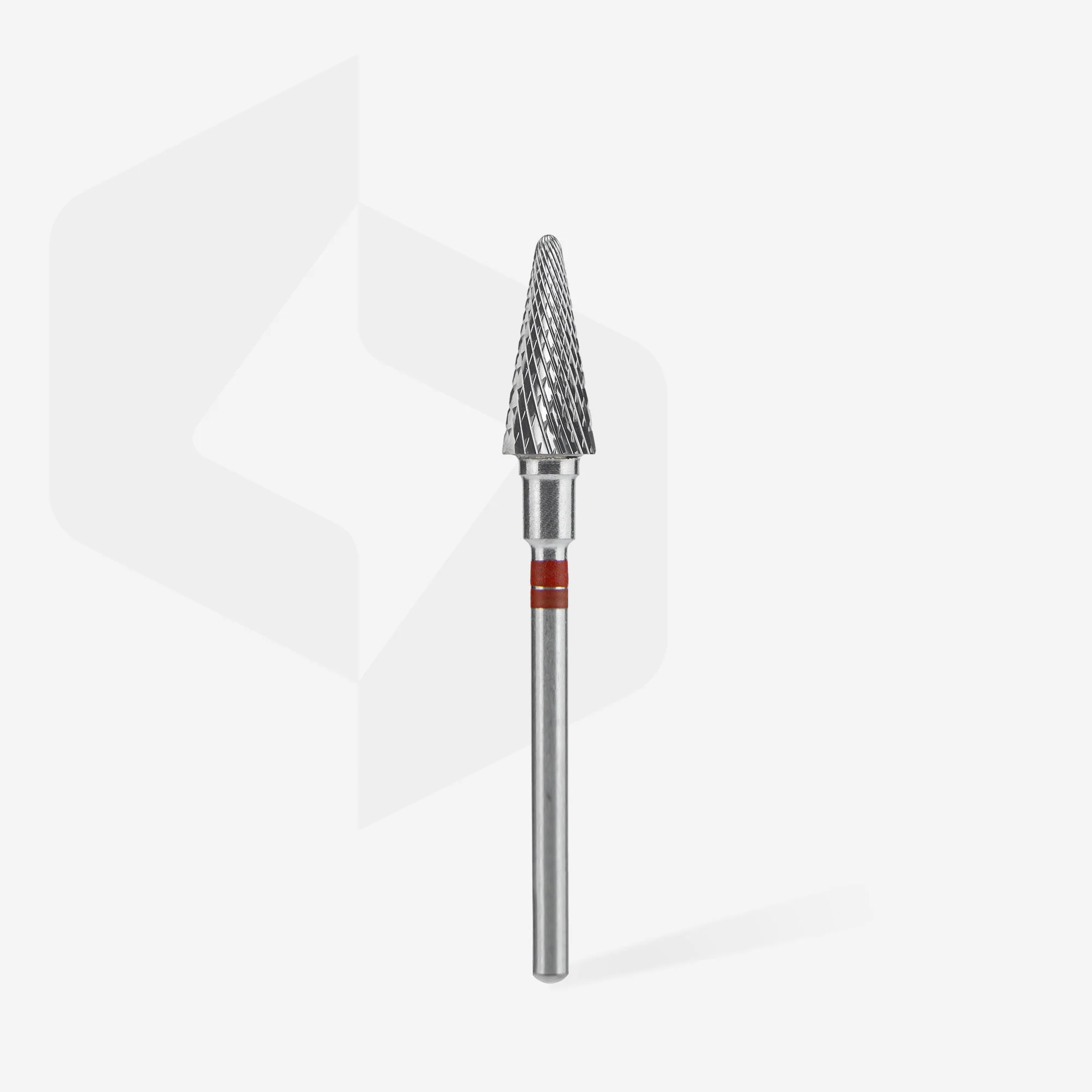 STALEKS EXPERT Frez węglikowy dla osób leworęcznych „stożek” czerwony, średnica 6 mm, część robocza 14 mm - Image 2