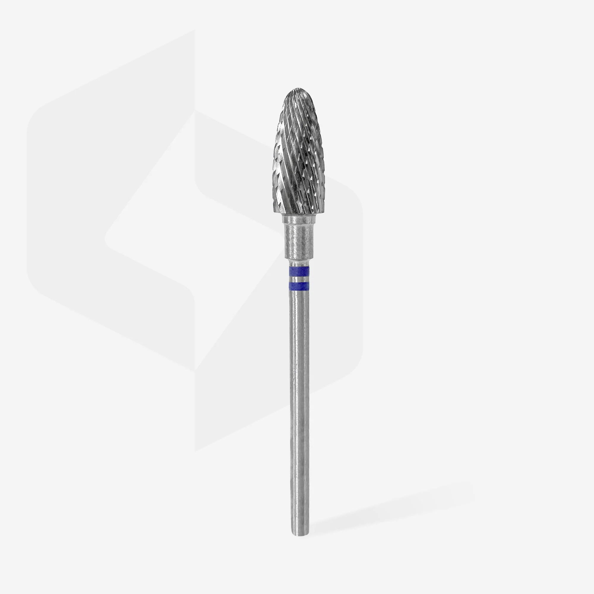 STALEKS EXPERT Twardospławowa freza dla leworęcznych „Kukurydza” niebieska, średnica 6 mm, część robocza 14 mm - Image 2