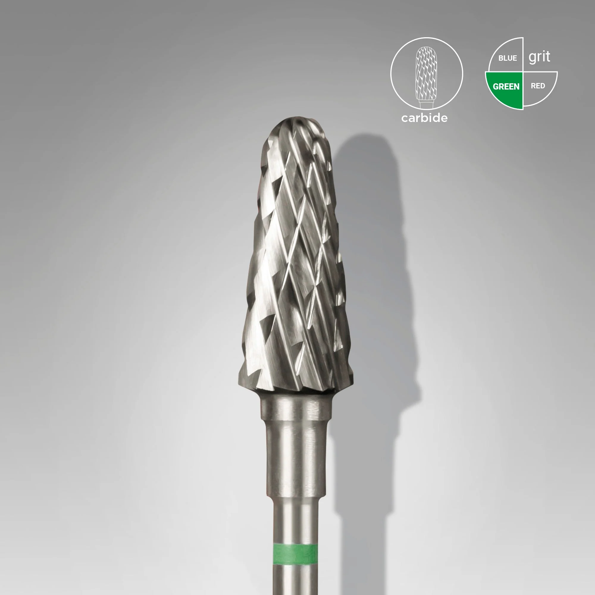 STALEKS EXPERT Frez z węglika spiekanego „ścięty stożek” zielony, średnica 6 mm, część robocza 14 mm