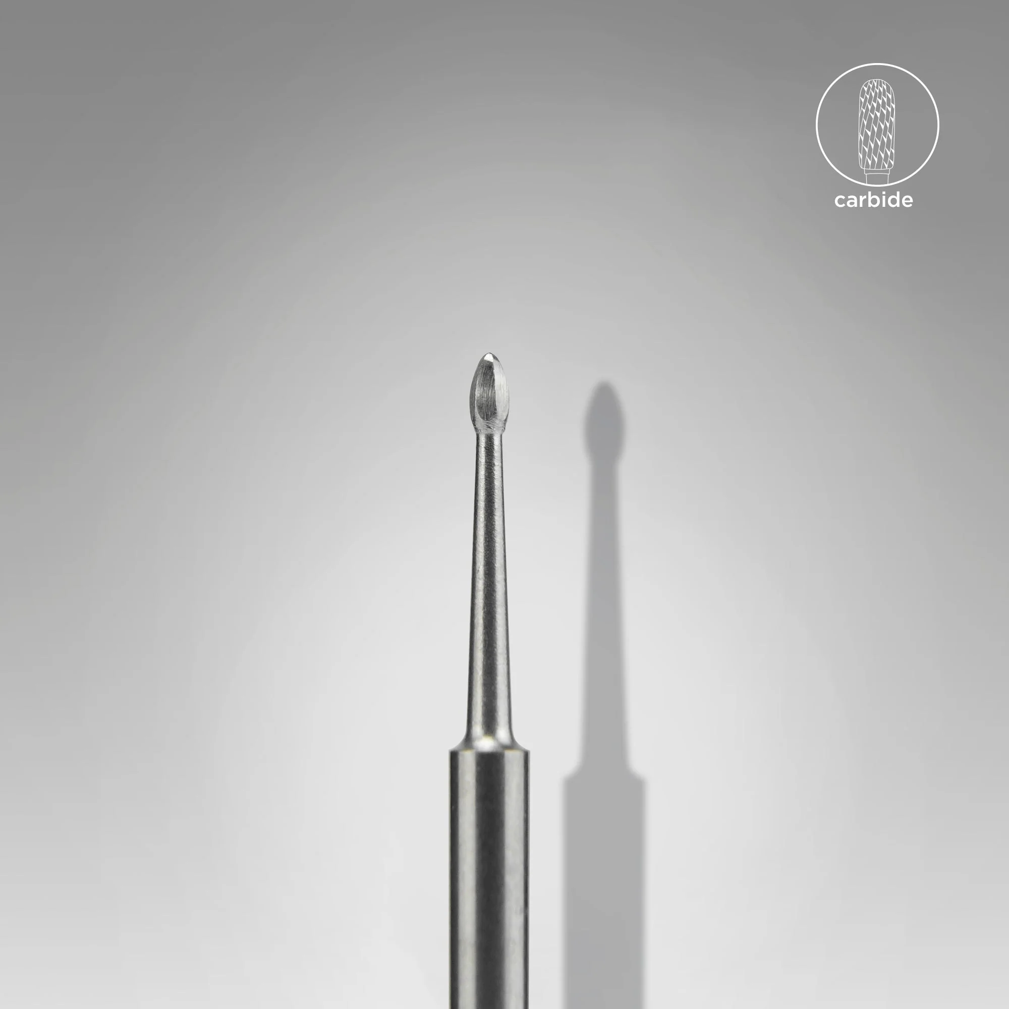STALEKS EXPERT Frez z węglika spiekanego nail cleaner mini, średnica 1,2 mm, część robocza 2,5 mm