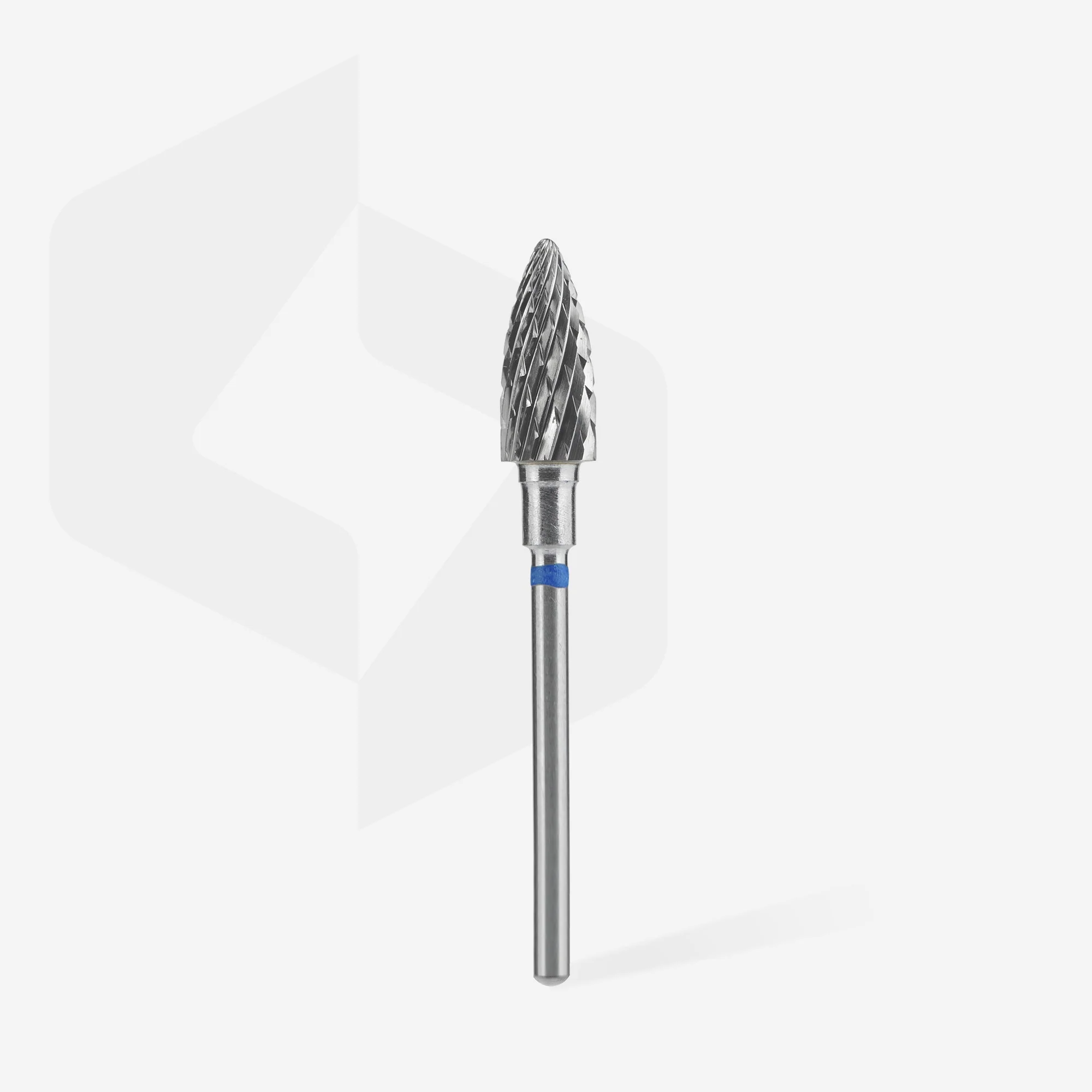 STALEKS EXPERT Freza z węglika spiekanego „szyszka” niebieska, średnica 6 mm, część robocza 14 mm - Image 2
