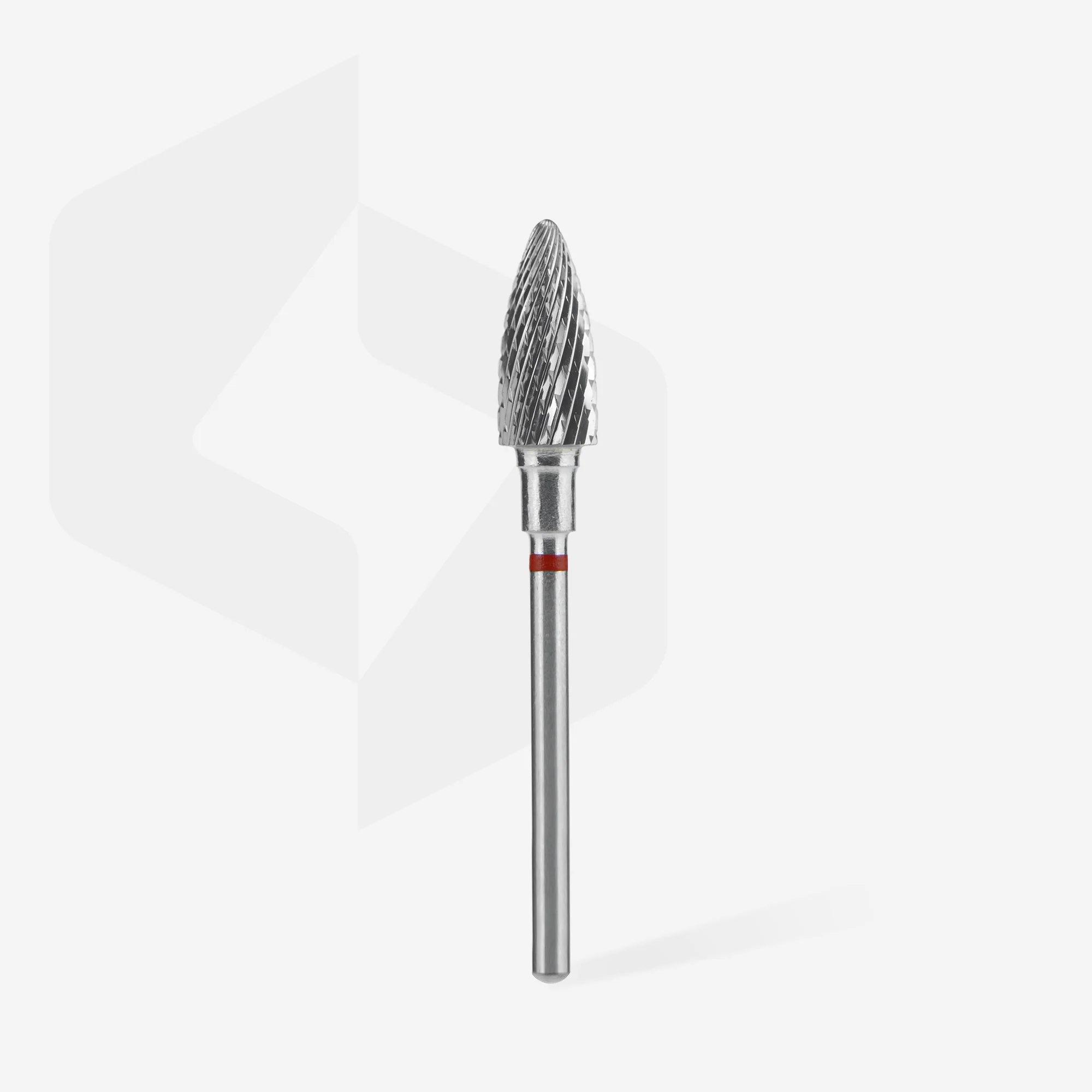STALEKS EXPERT Freza z węglika spiekanego „szyszka” czerwona, średnica 6 mm, część robocza 14 mm - Image 2