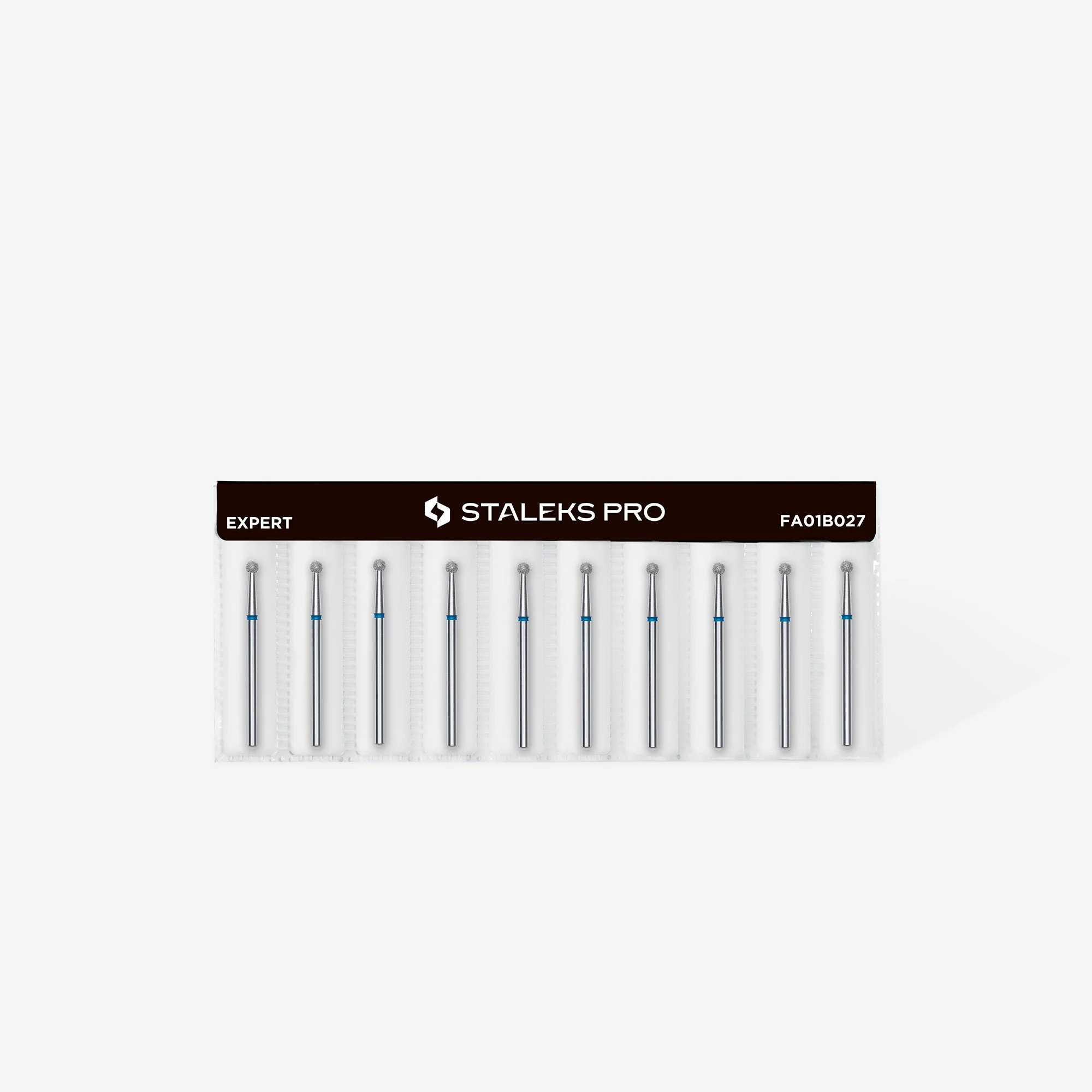 STALEKS EXPERT Freza diamentowa «Kula» niebieska, średnica 2,7 mm - Image 3