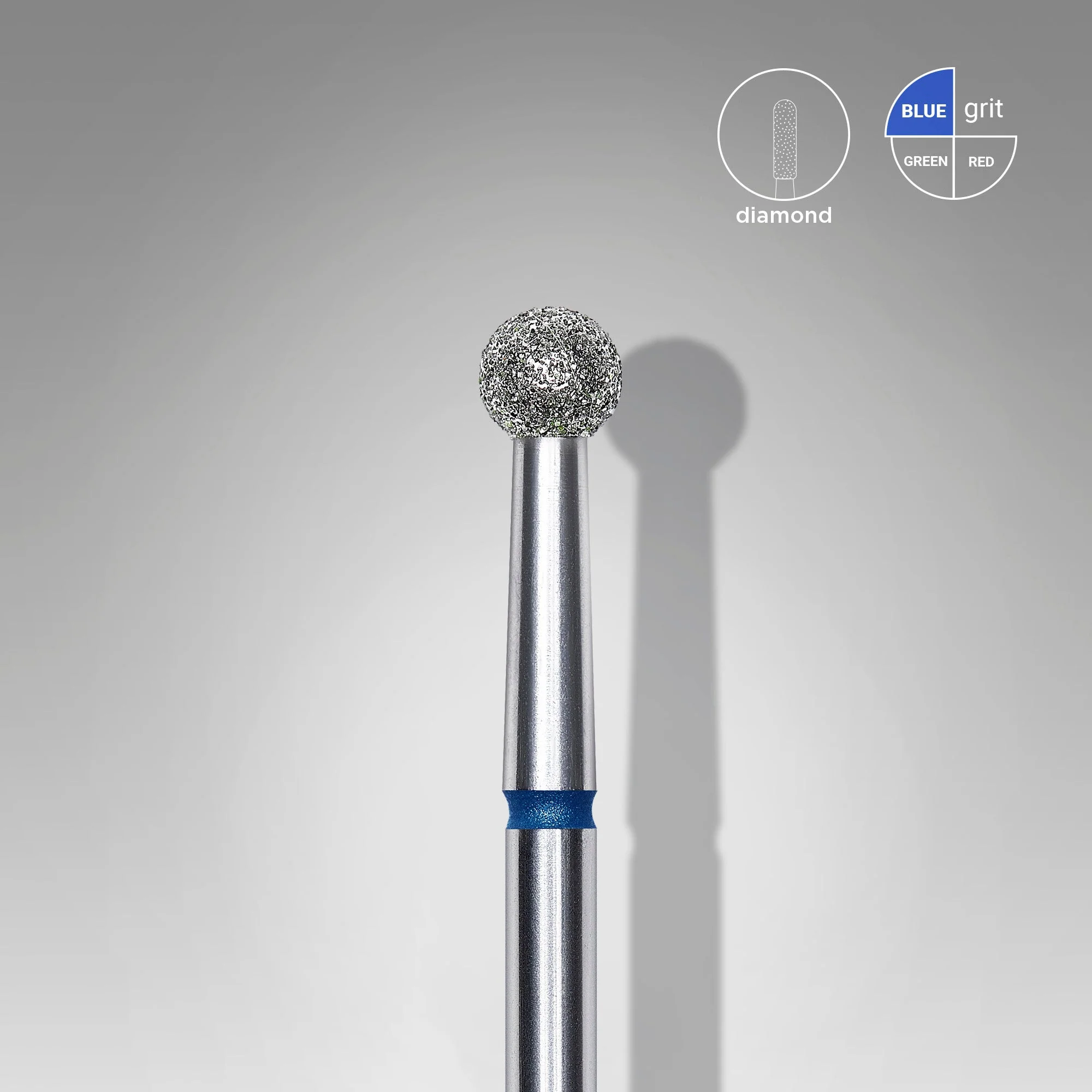 STALEKS EXPERT Freza diamentowa «Kula» niebieska, średnica 3,5 mm