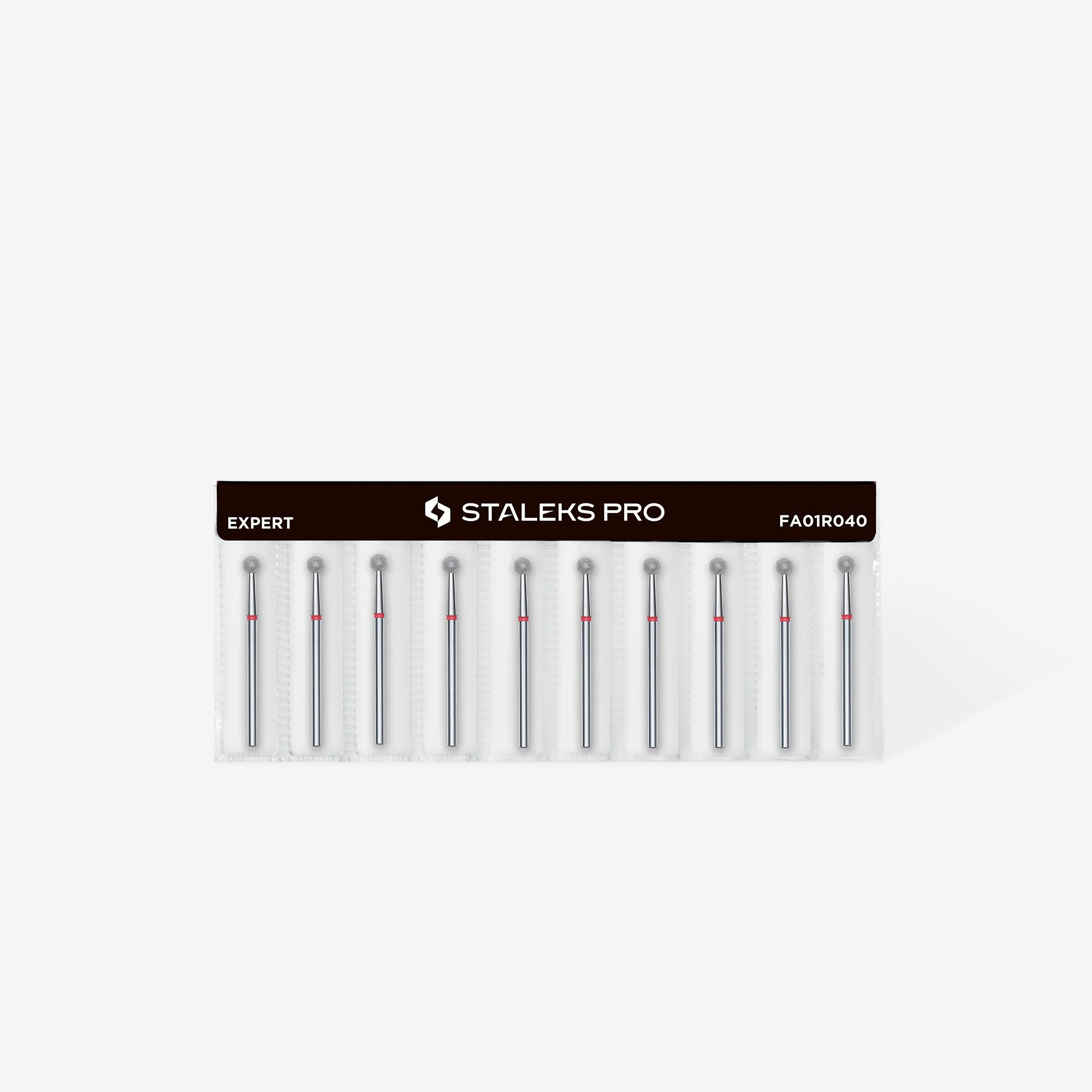 STALEKS EXPERT Freza diamentowa „Kula” czerwona, średnica 4 mm - Image 3
