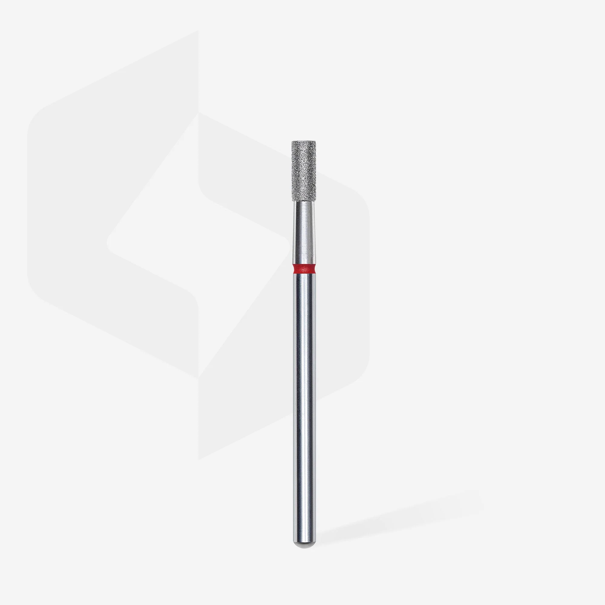 STALEKS EXPERT Frez diamentowy „cylinder” czerwony, średnica 2,5 mm, część robocza 6 mm - Image 2