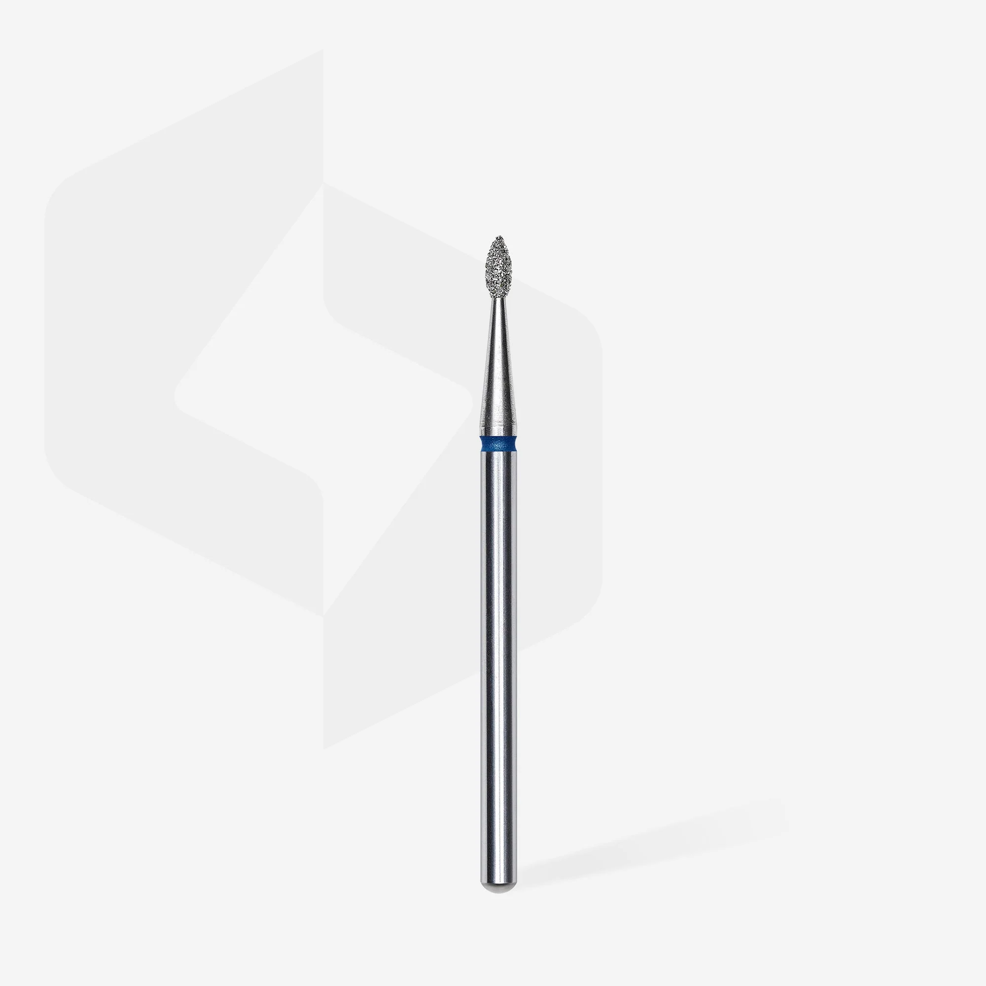 STALEKS EXPERT Frez diamentowy typu „kropla” niebieski, średnica 1,6 mm, część robocza 4 mm - Image 2