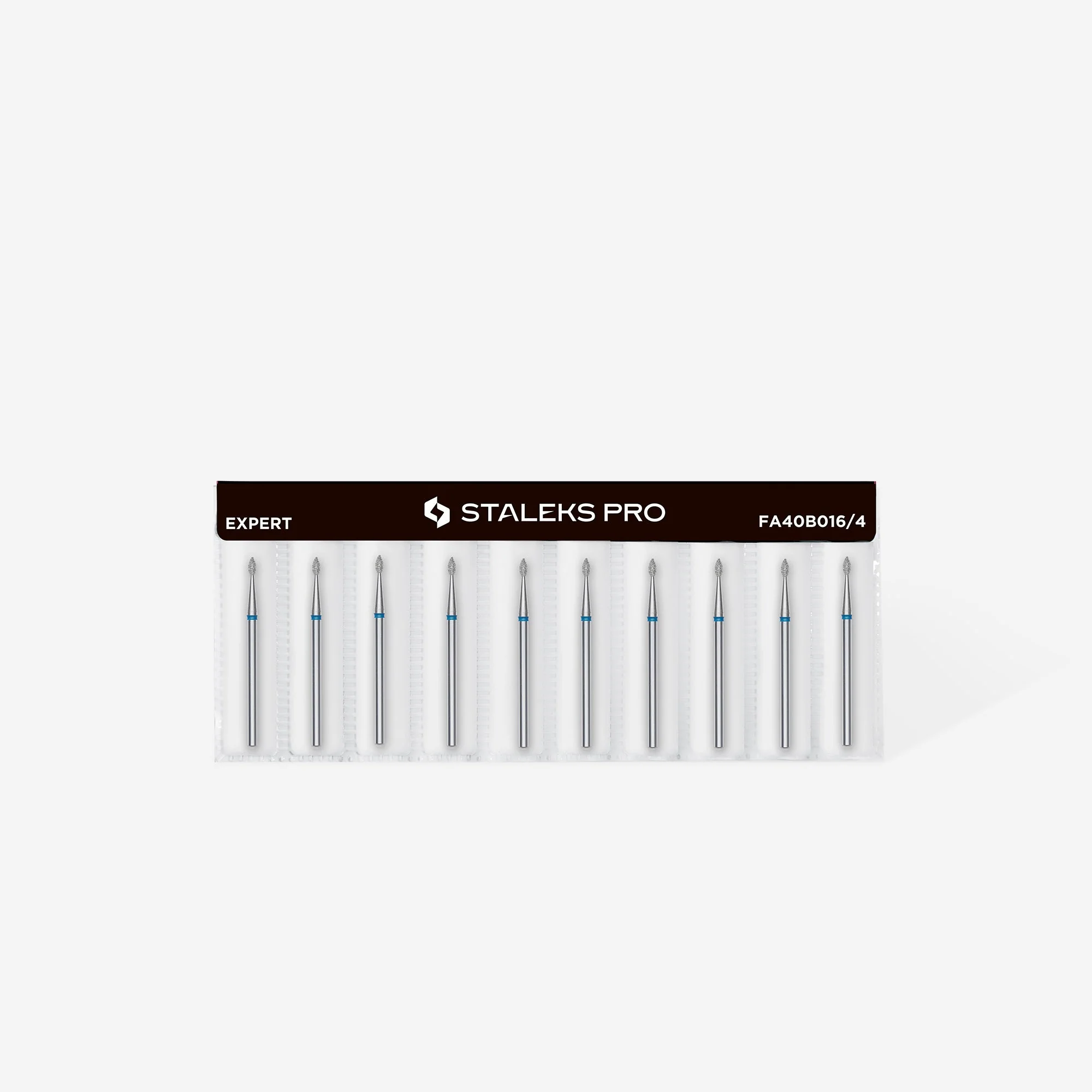 STALEKS EXPERT Frez diamentowy typu „kropla” niebieski, średnica 1,6 mm, część robocza 4 mm - Image 3