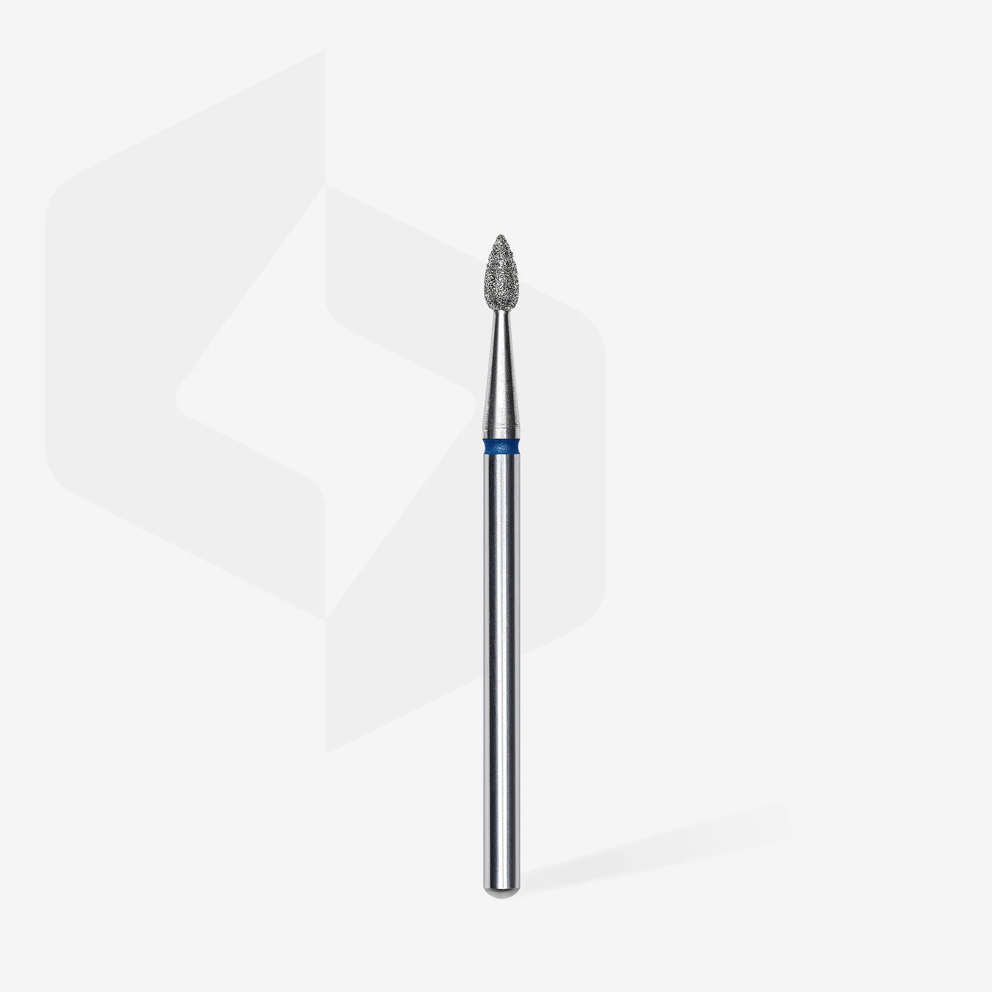 STALEKS EXPERT Frez diamentowy typu „kropla” niebieski, średnica 2,3 mm, część robocza 5 mm - Image 2