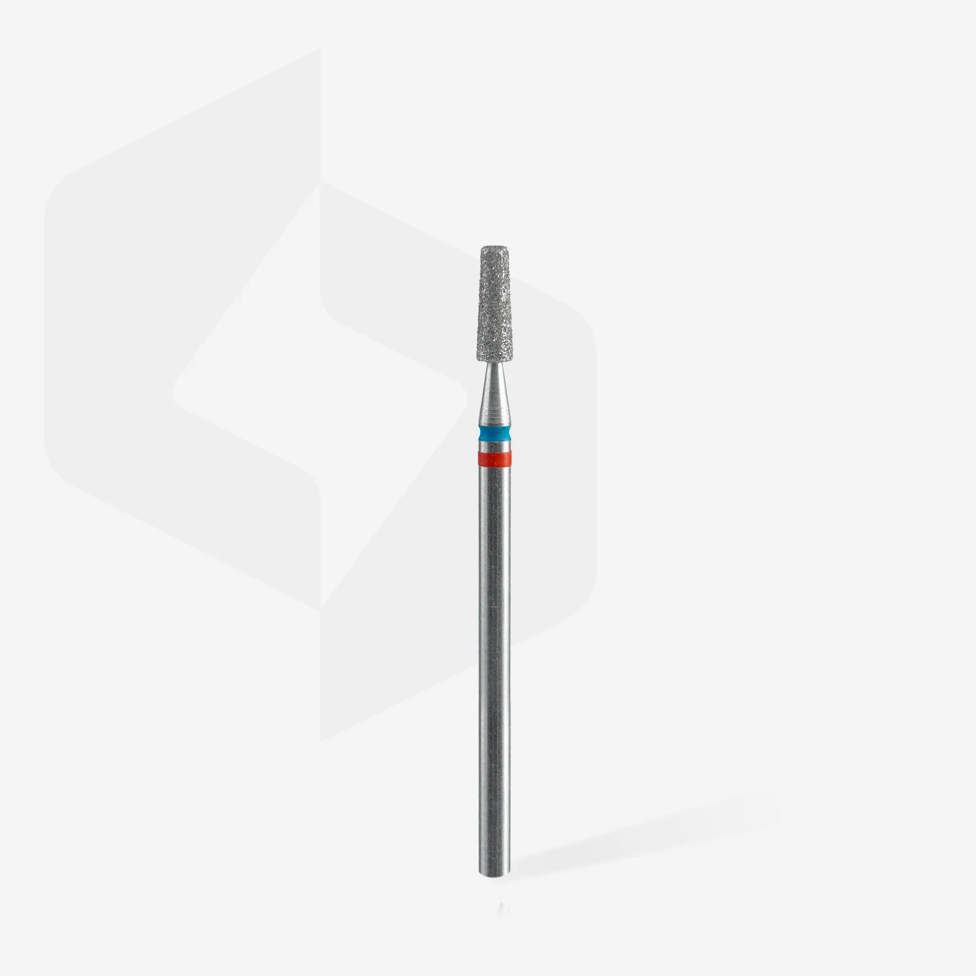 STALEKS EXPERT Frez diamentowy DUO „stożek” czerwono-niebieski, średnica 2,5 mm, część robocza 8 mm - Image 2