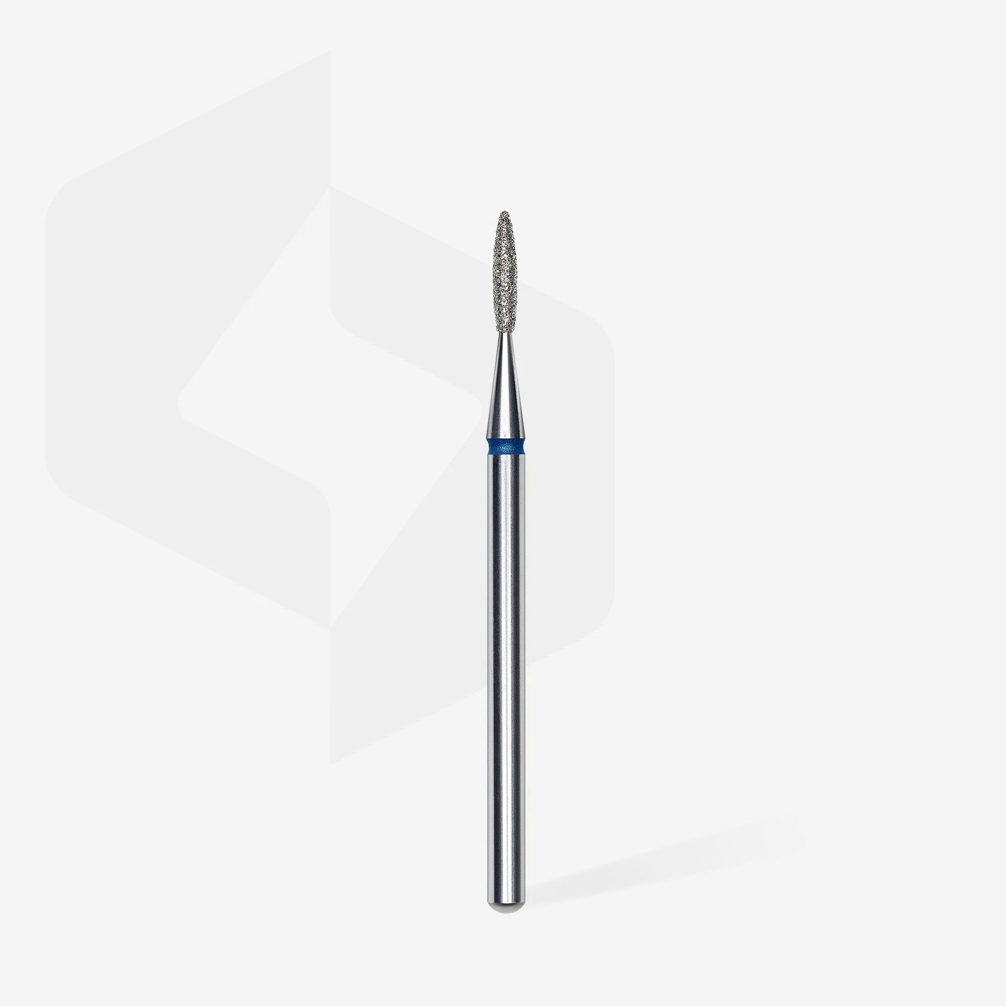 STALEKS EXPERT Frez diamentowy „Płomień” niebieski, średnica 1,6 mm, część robocza 8 mm - Image 2