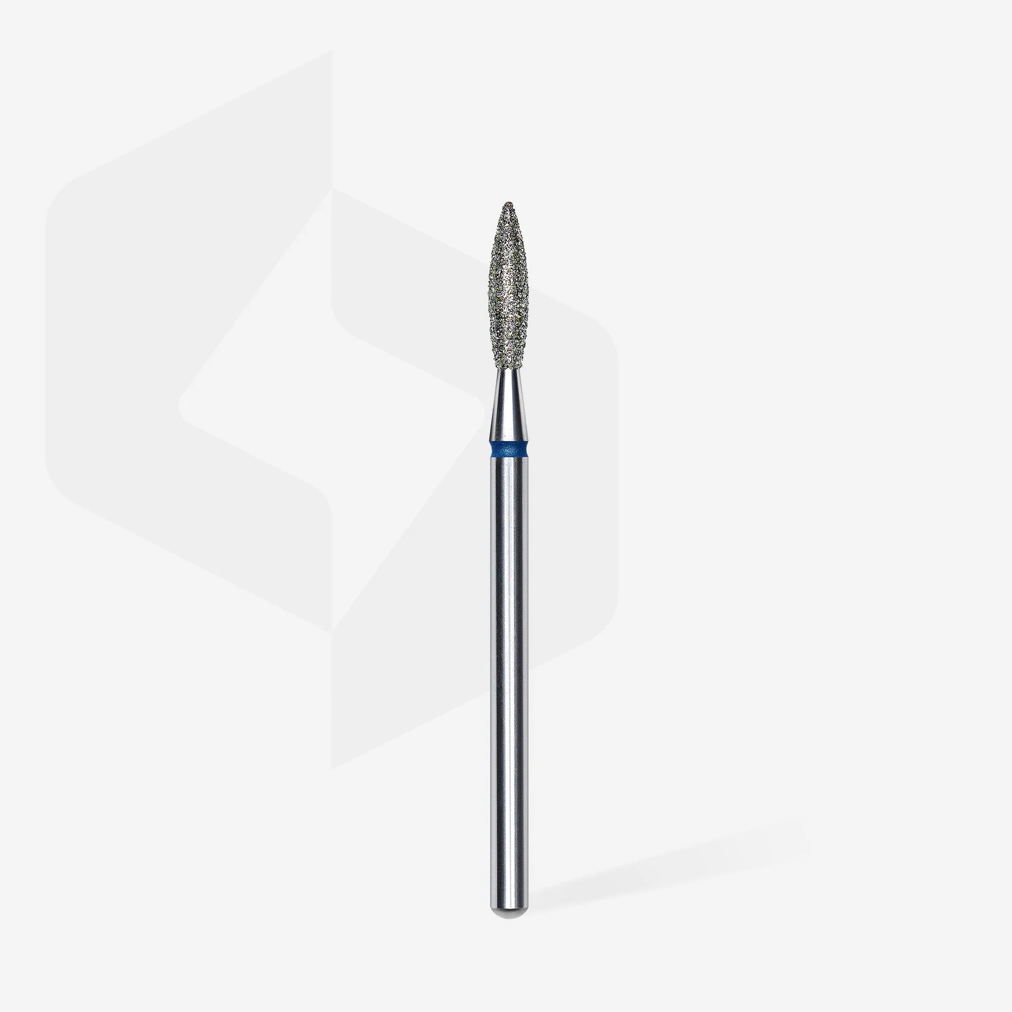 STALEKS EXPERT Frez diamentowy „Płomień” niebieski, średnica 2,3 mm, część robocza 10 mm - Image 2