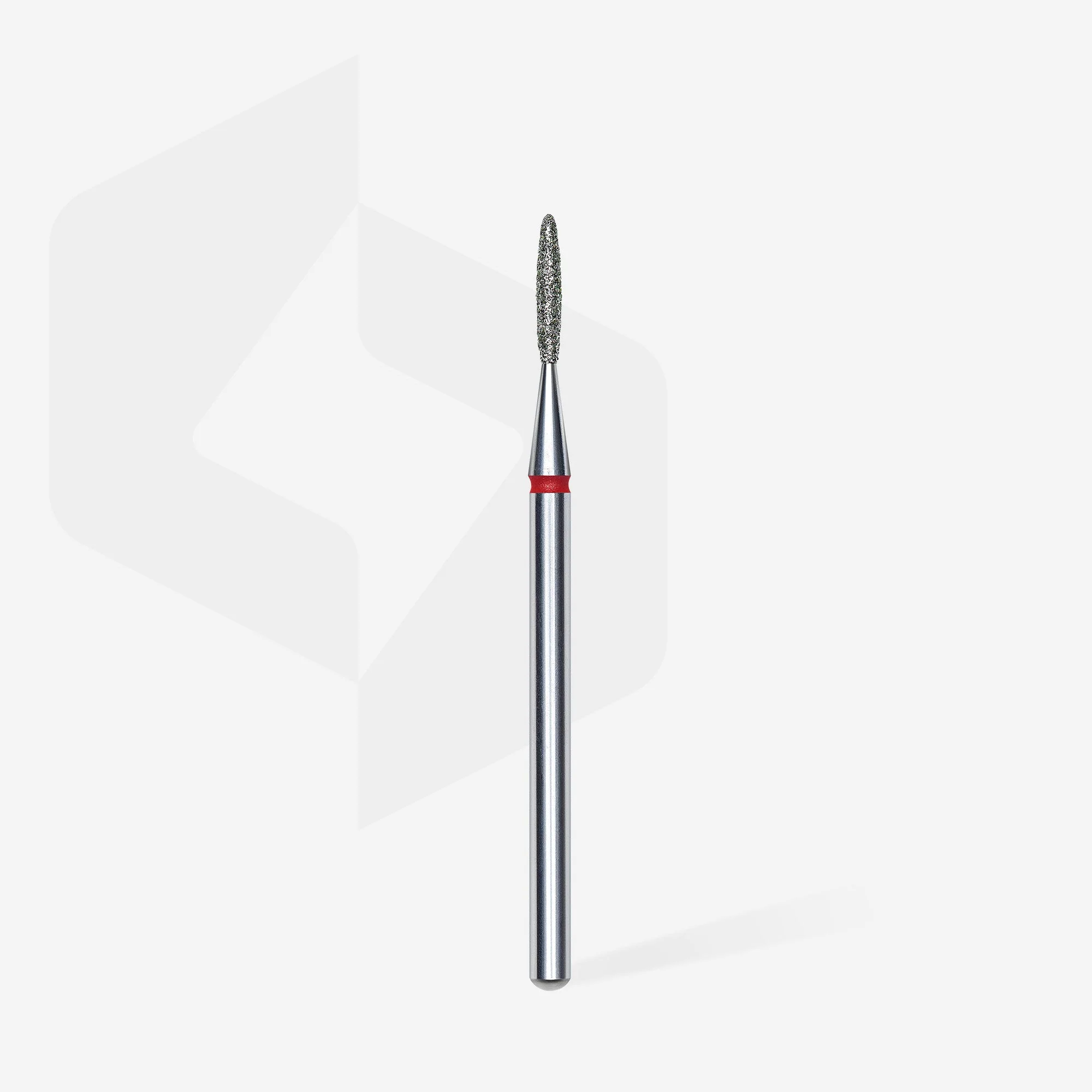 STALEKS EXPERT Frez diamentowy „Płomień” czerwony, średnica 1,4 mm, część robocza 8 mm - Image 2