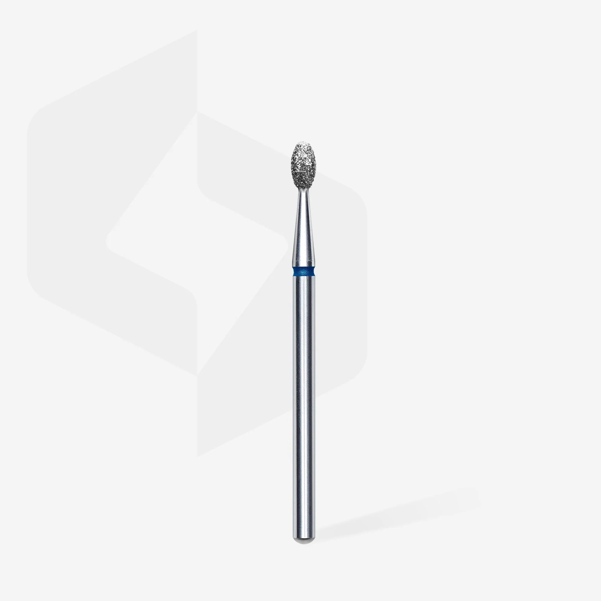 STALEKS EXPERT Frez diamentowy „oliwka” niebieski, średnica 2,5 mm, część robocza 5 mm - Image 2