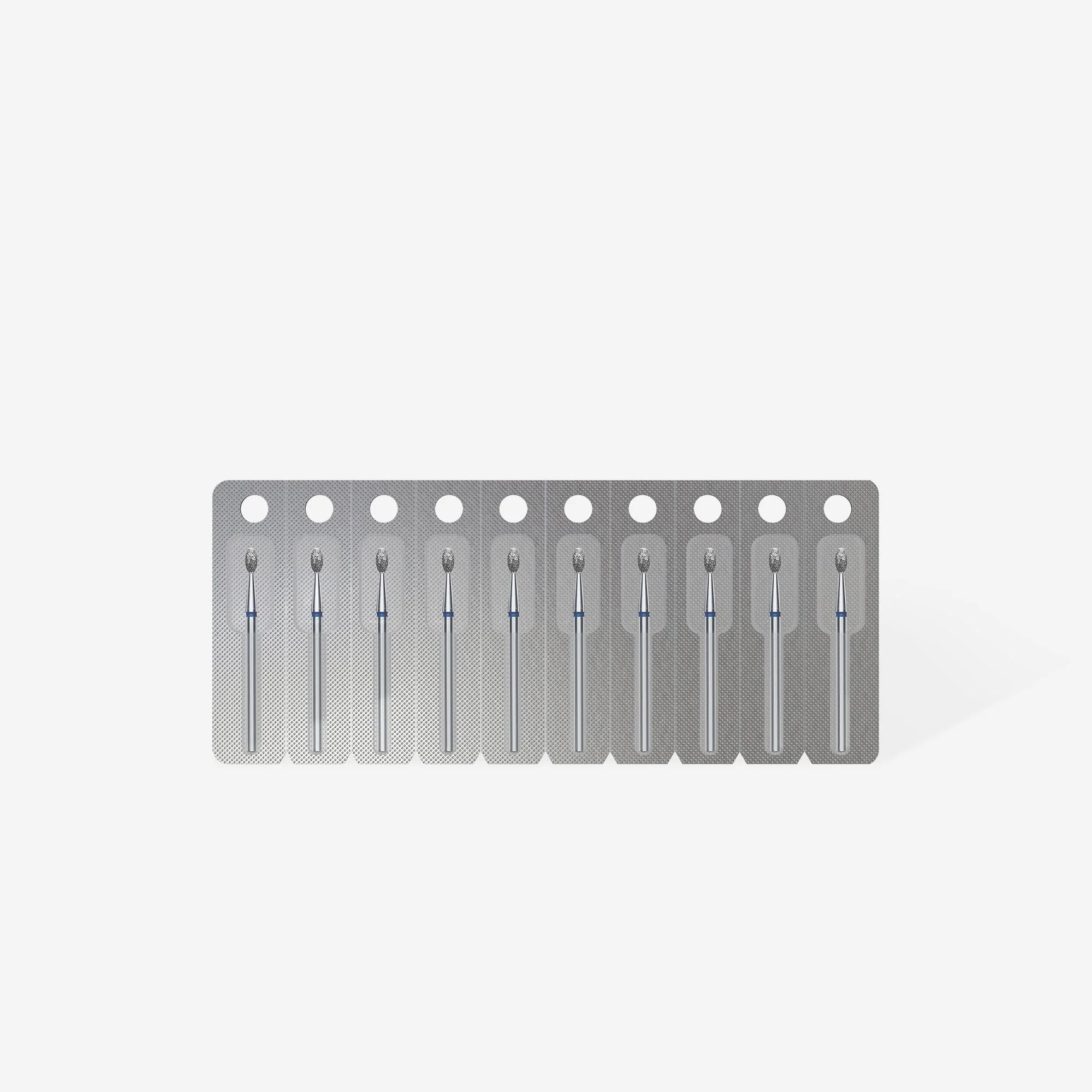 STALEKS EXPERT Frez diamentowy „oliwka” niebieski, średnica 2,5 mm, część robocza 5 mm - Image 3