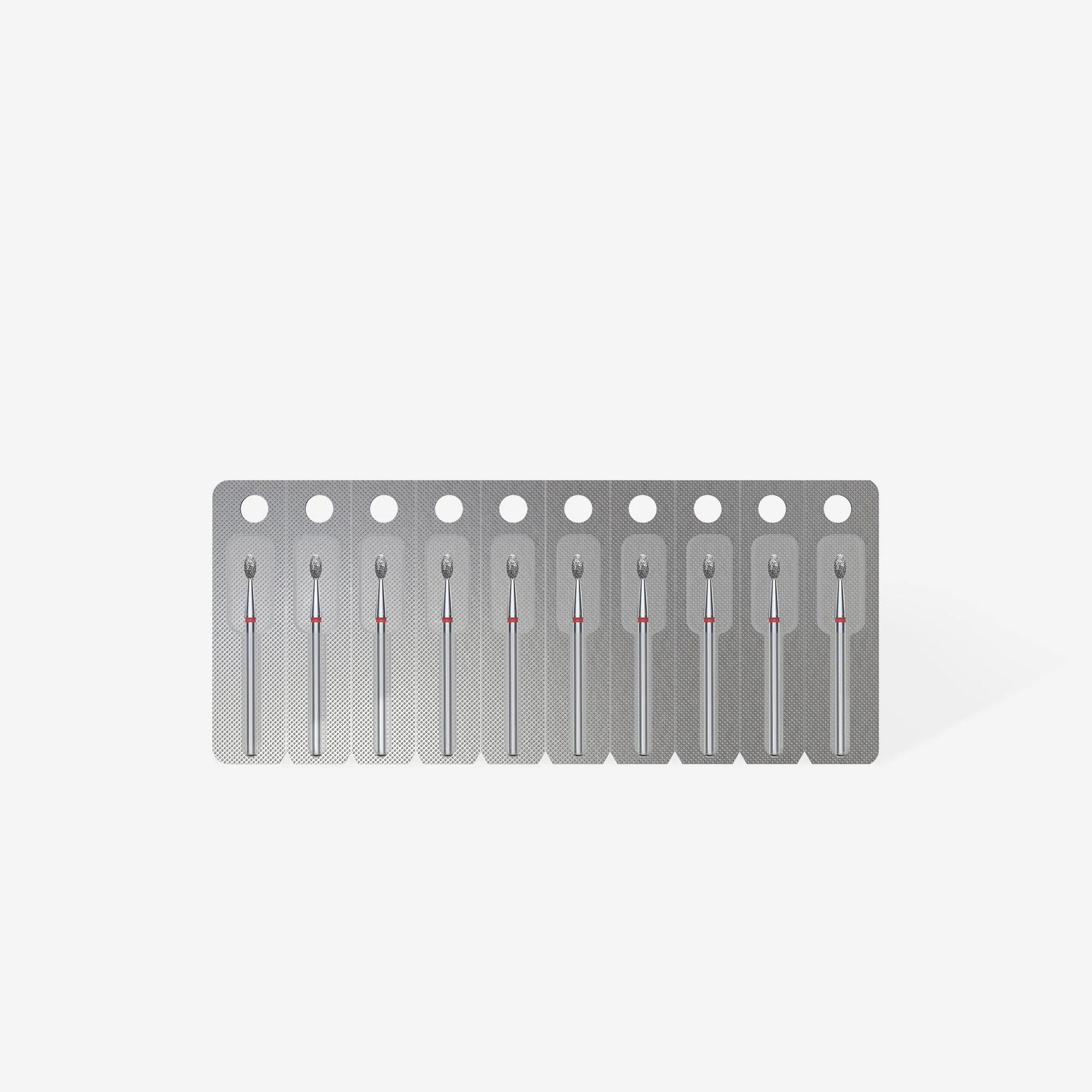 STALEKS EXPERT Frez diamentowy „oliwka” czerwony, średnica 2,5 mm, część robocza 5 mm - Image 3