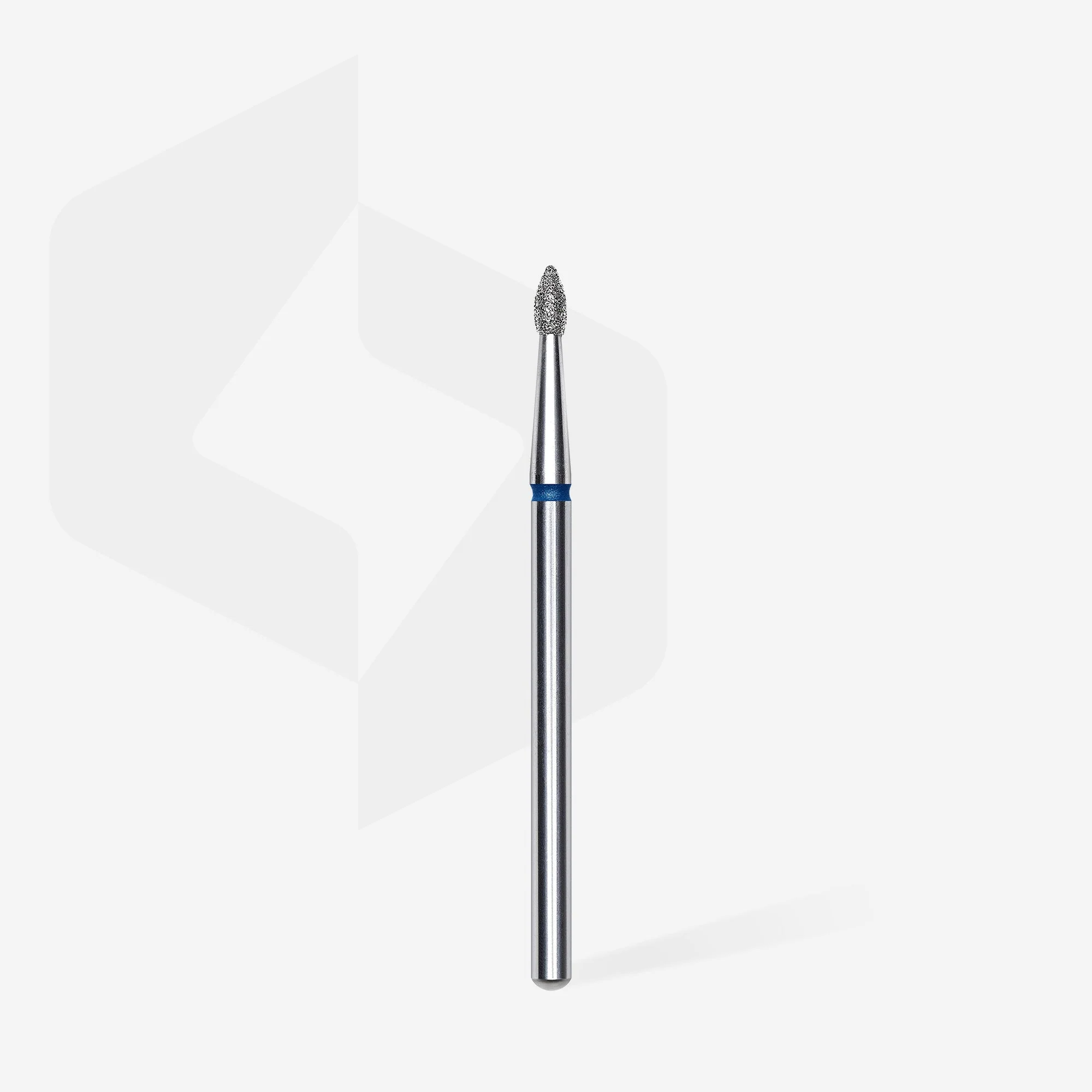 STALEKS EXPERT Frez diamentowy «Pączek ostry» niebieski, średnica 1,8 mm, część robocza 4 mm - Image 2