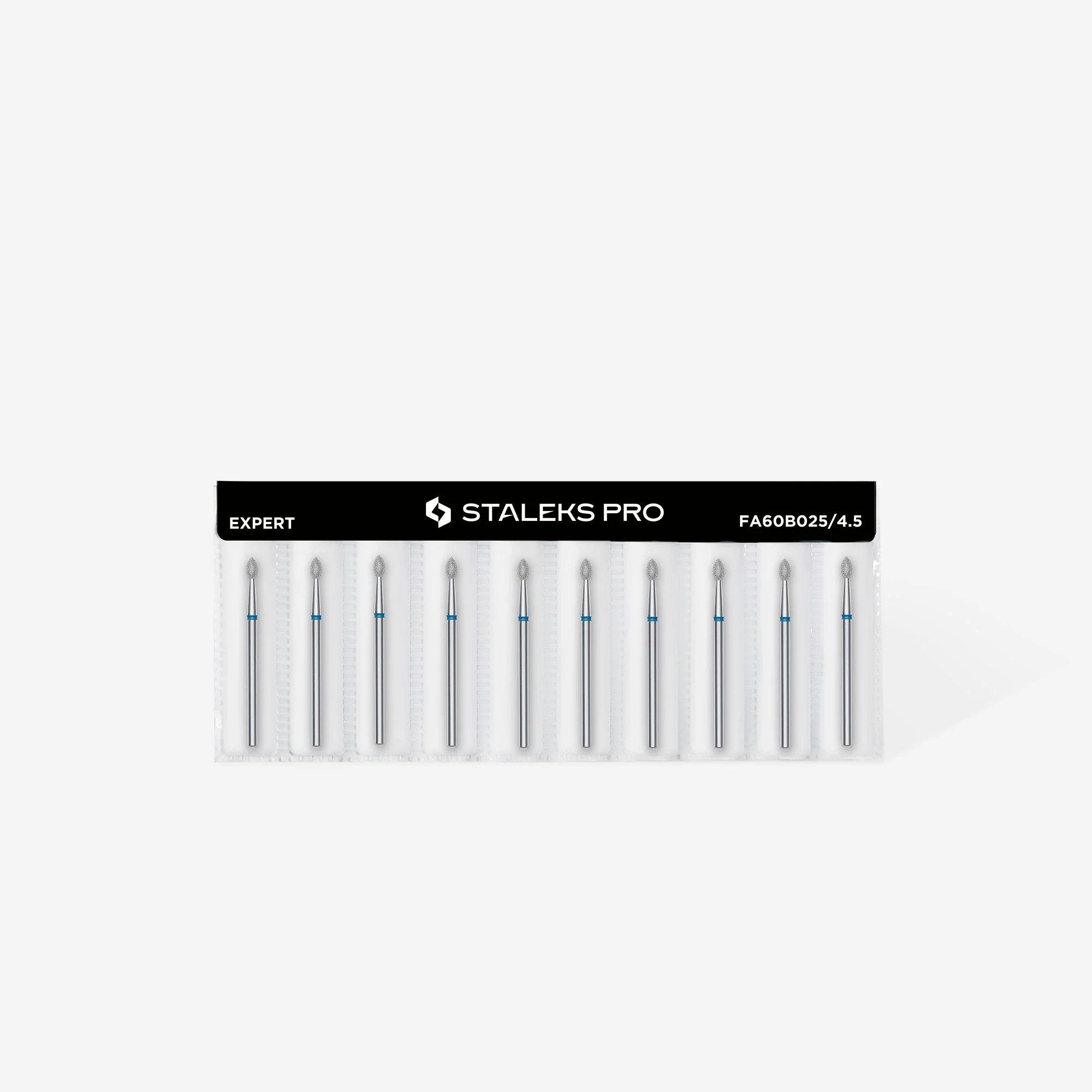 STALEKS EXPERT Frez diamentowy «Pączek ostry» niebieski, średnica 2,5 mm, część robocza 4,5 mm - Image 3