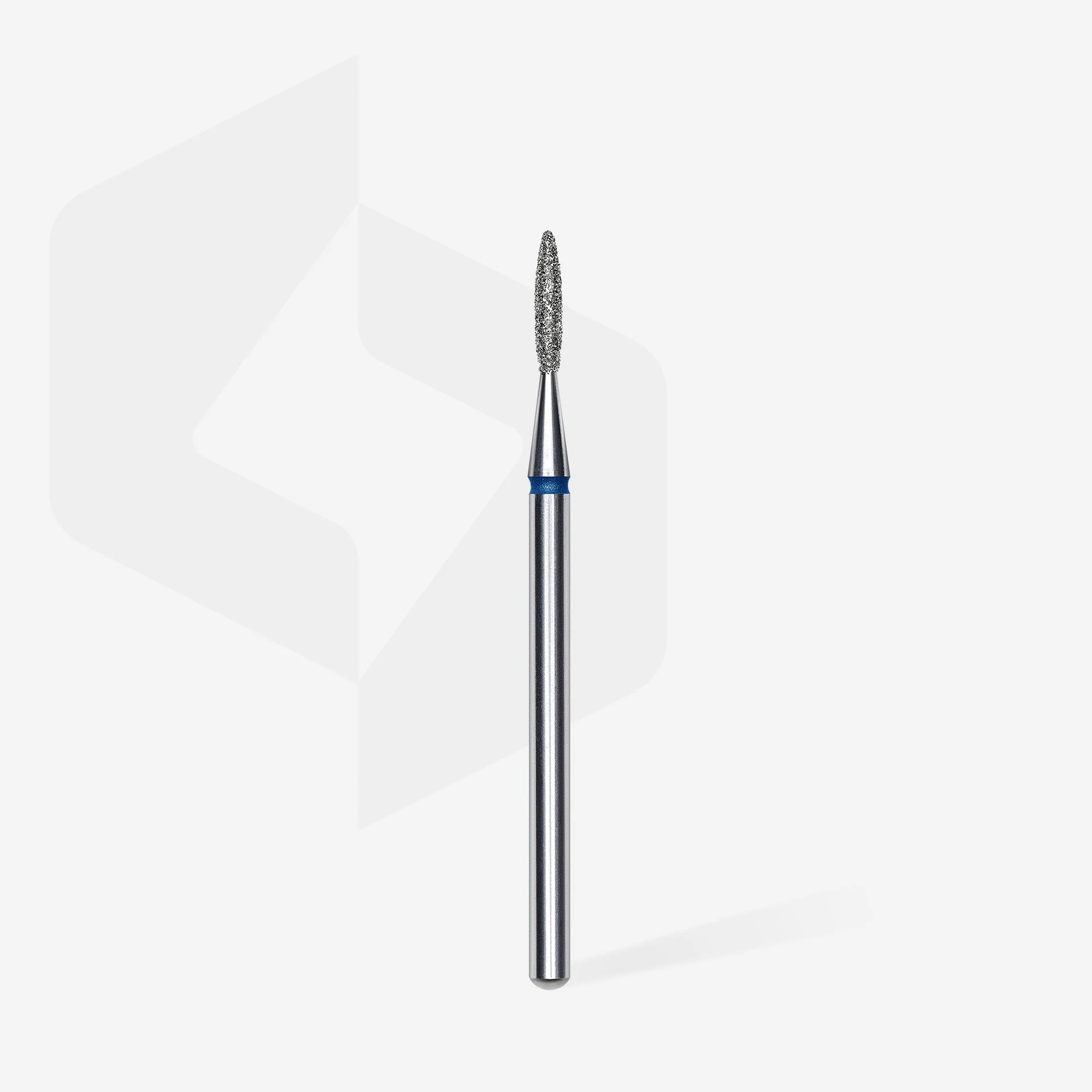 STALEKS EXPERT Frez diamentowy „płomień ostry” niebieski, średnica 1,6 mm, część robocza 8 mm - Image 2