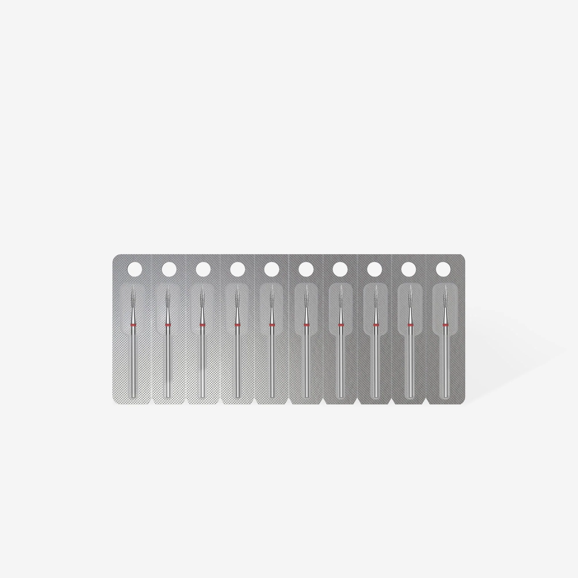 STALEKS EXPERT Frez diamentowy „płomień ostry” czerwony, średnica 2,3 mm, część robocza 8 mm - Image 3