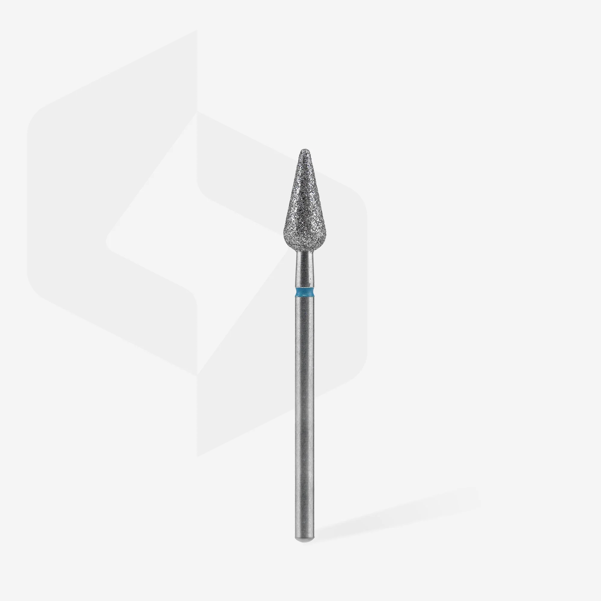 STALEKS EXPERT Frez diamentowy „Gruszka ostra” niebieski, średnica 5 mm, część robocza 12 mm - Image 2