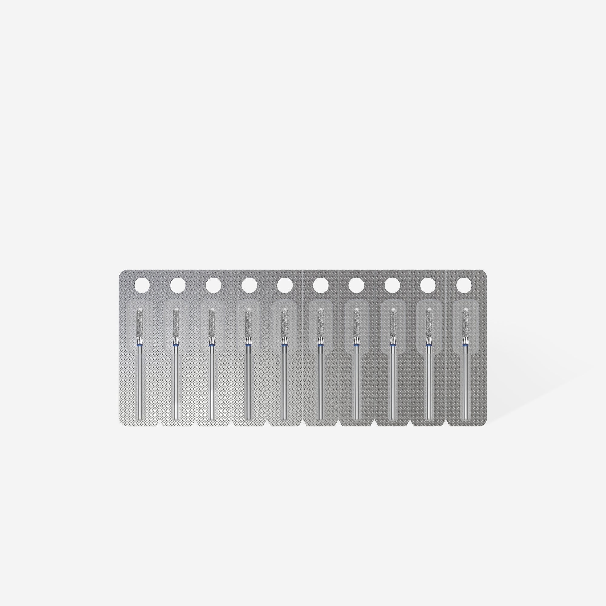 STALEKS EXPERT Frez diamentowy cylinder zaokrąglony niebieski, średnica 2,5 mm, część robocza 10 mm - Image 3