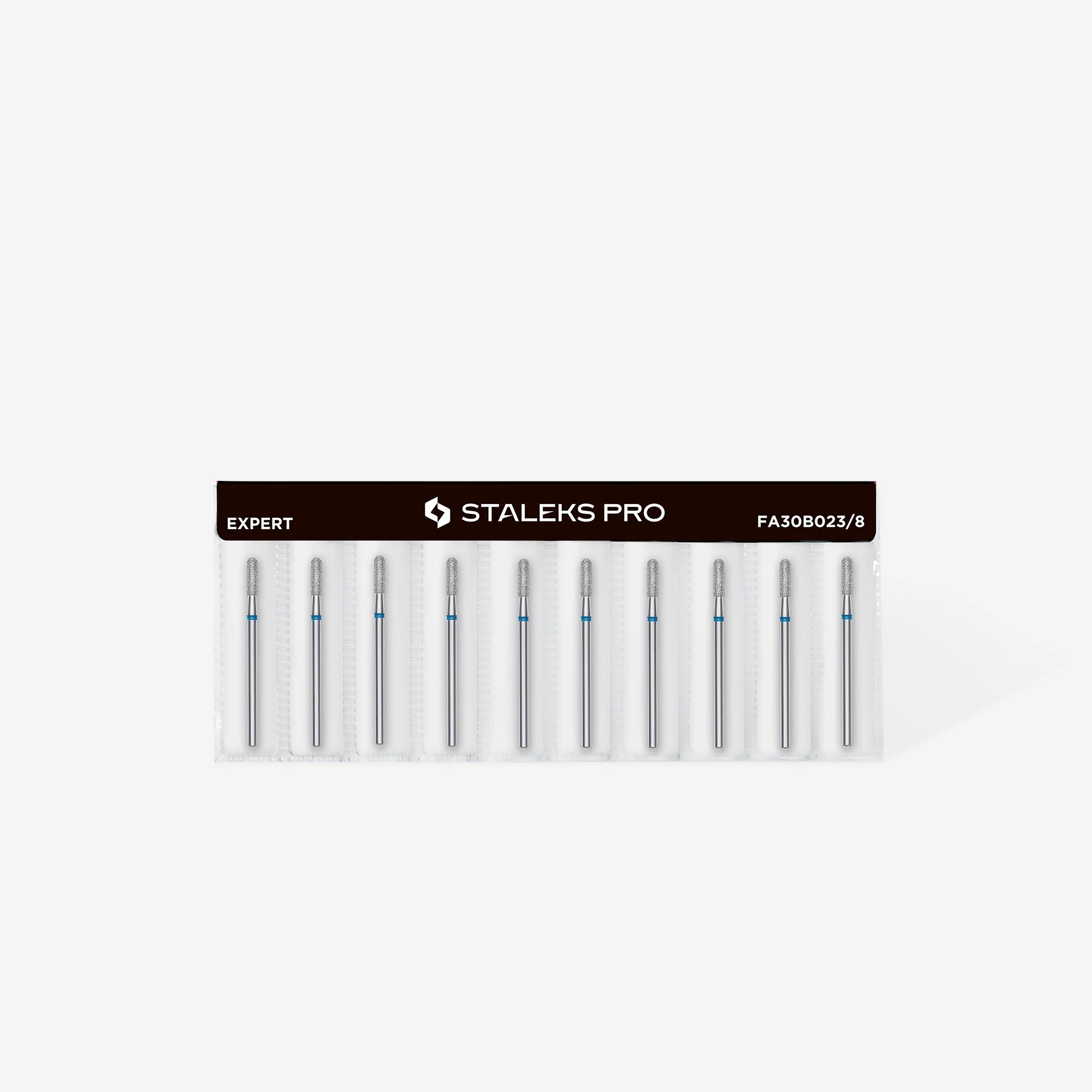 STALEKS EXPERT Frez diamentowy «Cylinder zaokrąglony» niebieski, średnica 2,3 mm, część robocza 8 mm - Image 3