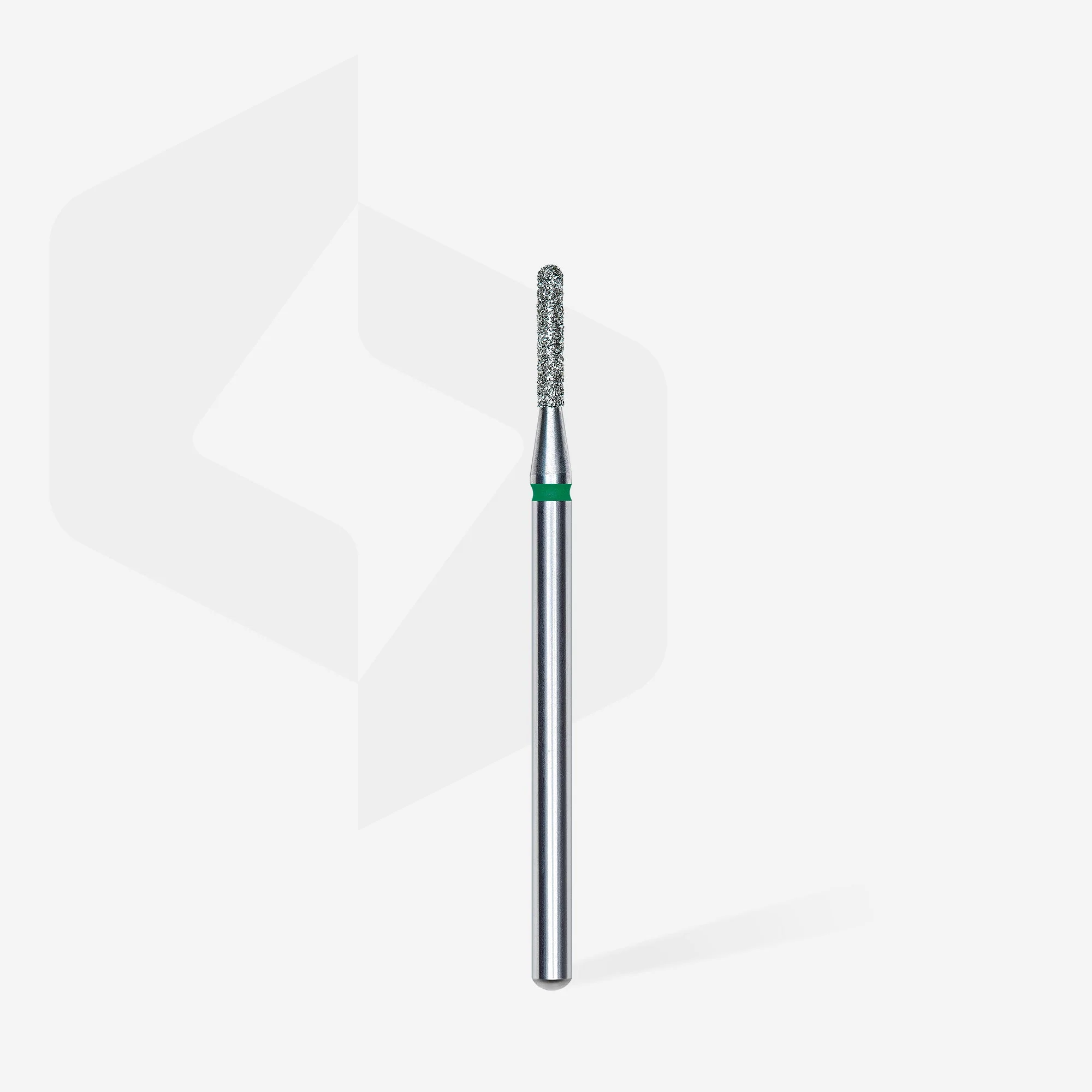 STALEKS EXPERT Frez diamentowy cylinder zaokrąglony zielony, średnica 1,4 mm, część robocza 8 mm - Image 2