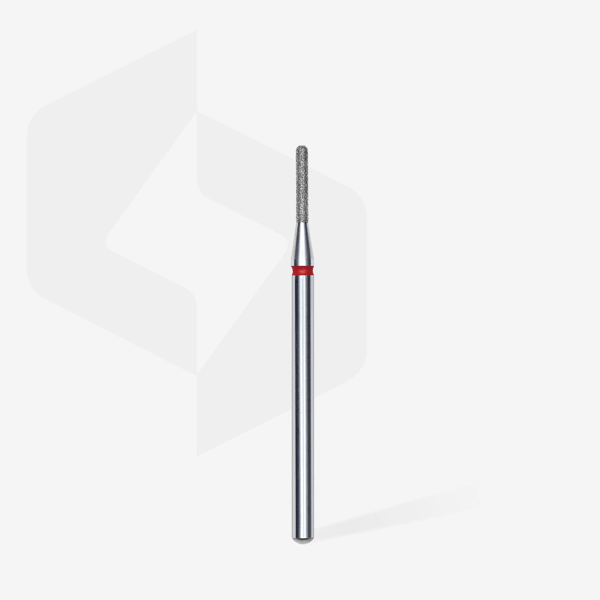 STALEKS EXPERT Frez diamentowy cylinder zaokrąglony czerwony, średnica 1,4 mm, część robocza 8 mm - Image 2