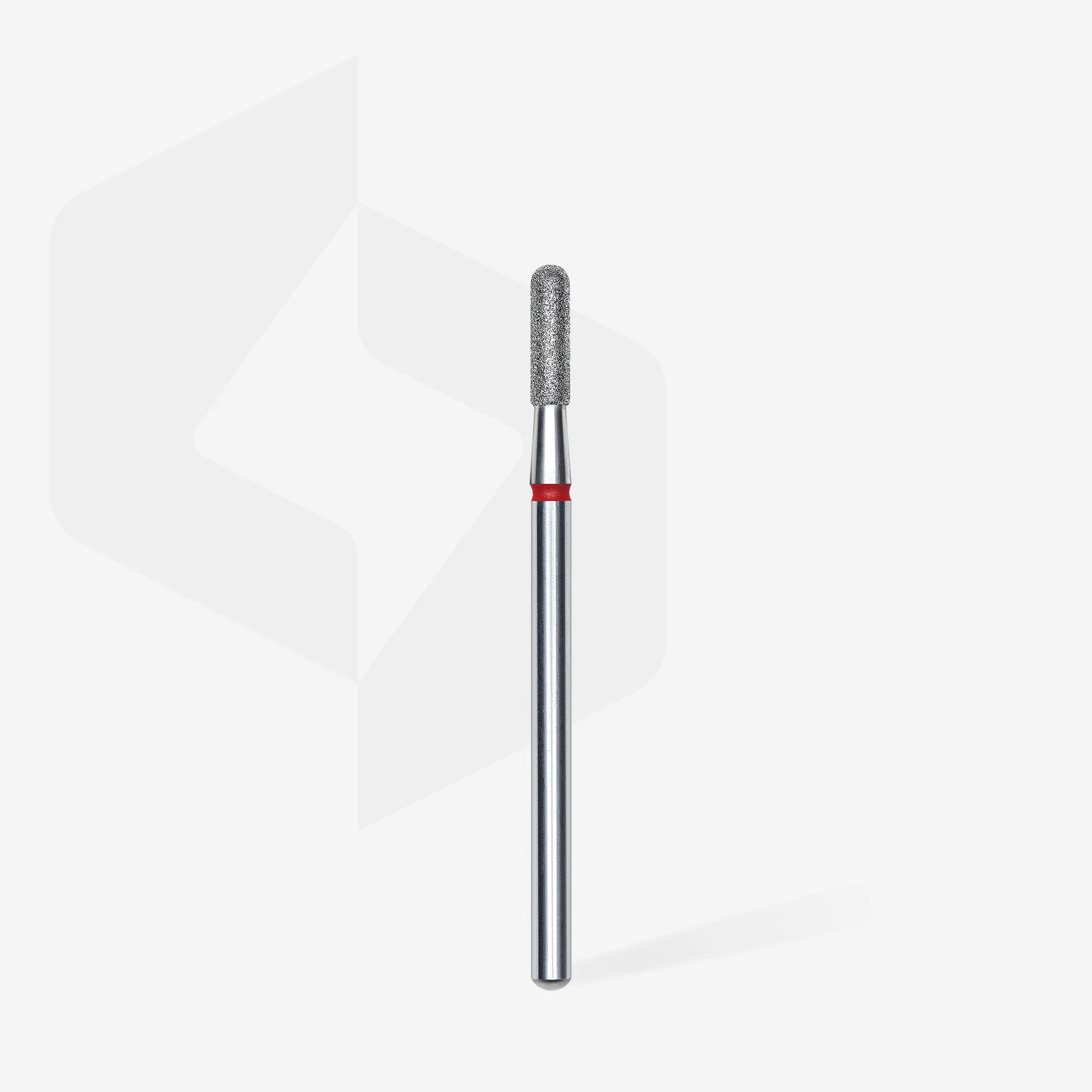 STALEKS EXPERT Frez diamentowy cylinder zaokrąglony czerwony, średnica 2,3 mm, część robocza 8 mm - Image 2