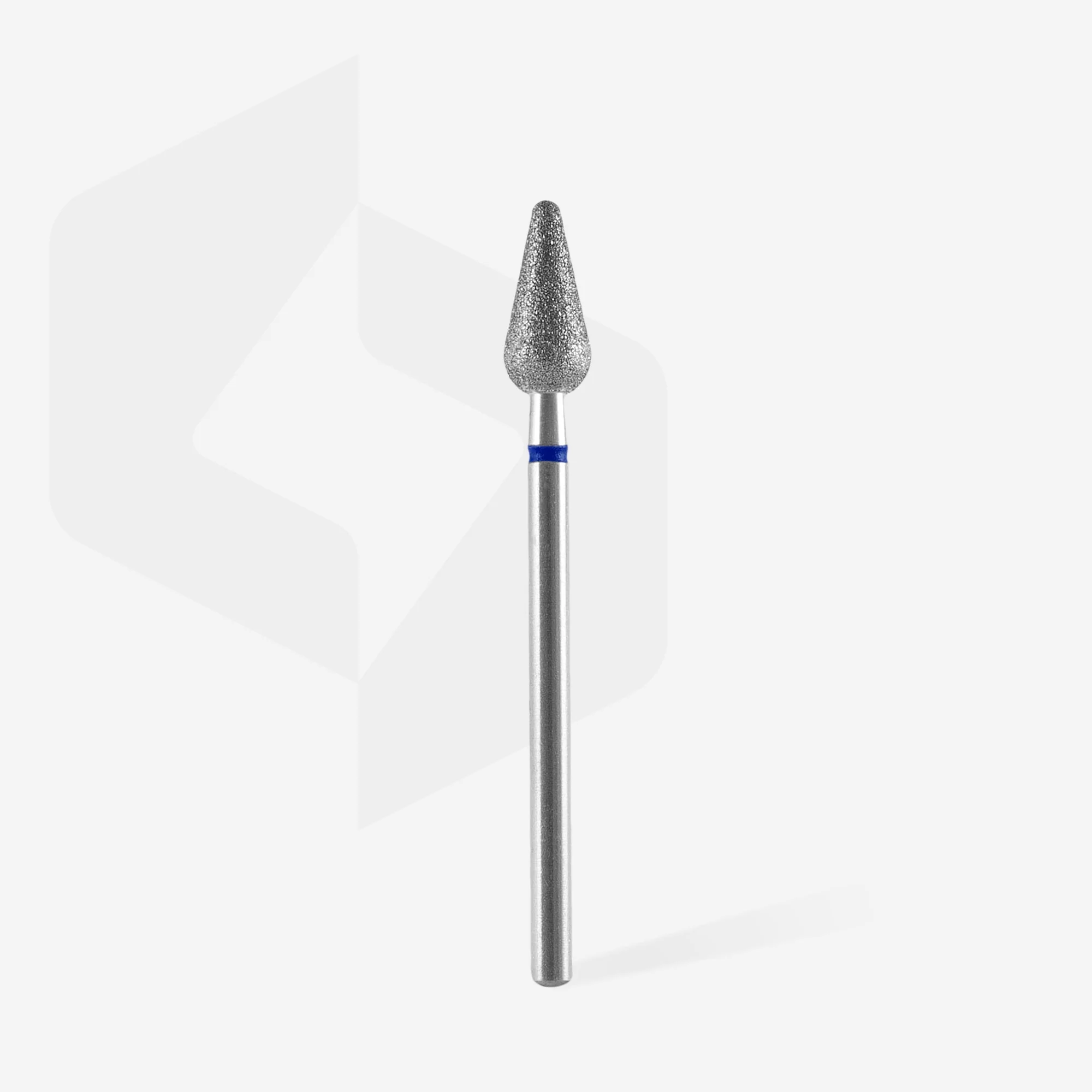 STALEKS EXPERT Frez diamentowy „gruszka zaokrąglona” niebieski, średnica 5 mm, część robocza 12 mm - Image 2