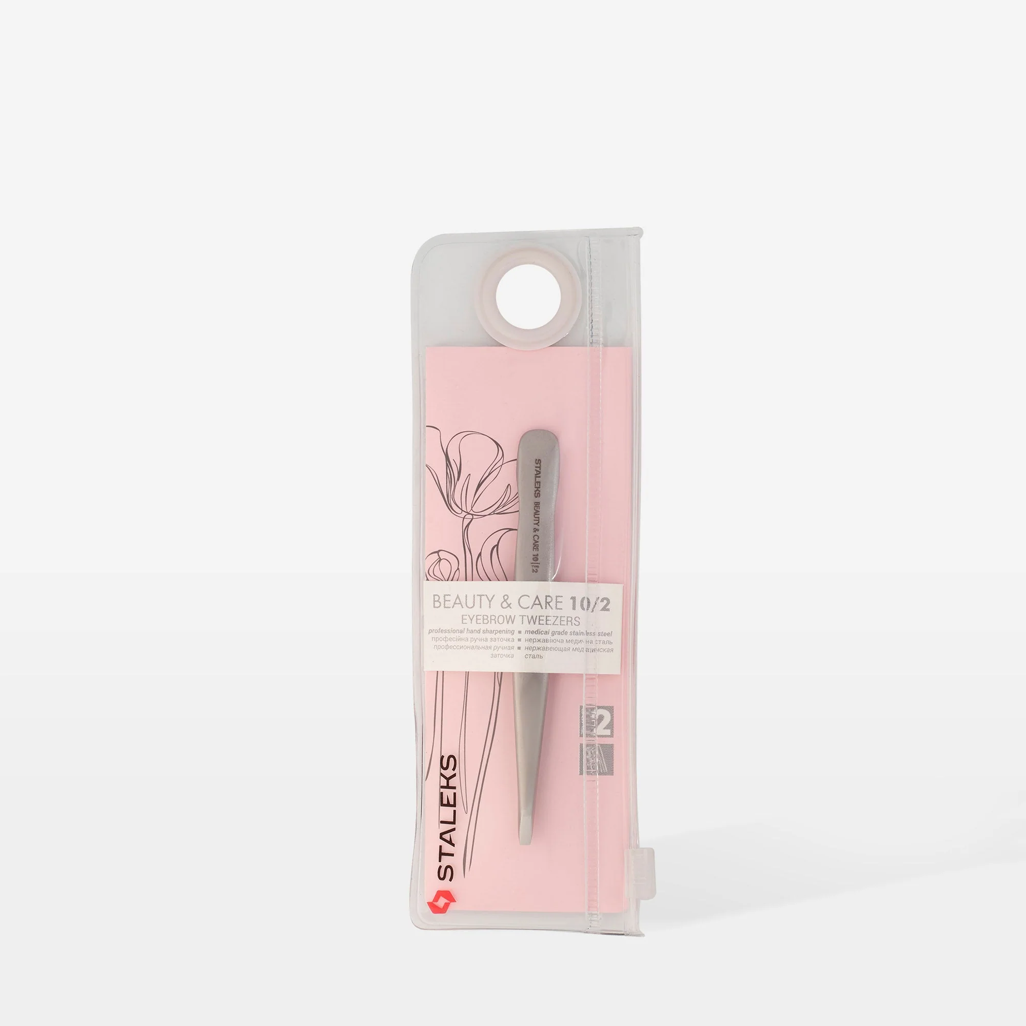 STALEKS BEAUTY & CARE 10 TYPE 2 Pęseta do brwi wąska prosta - Image 4