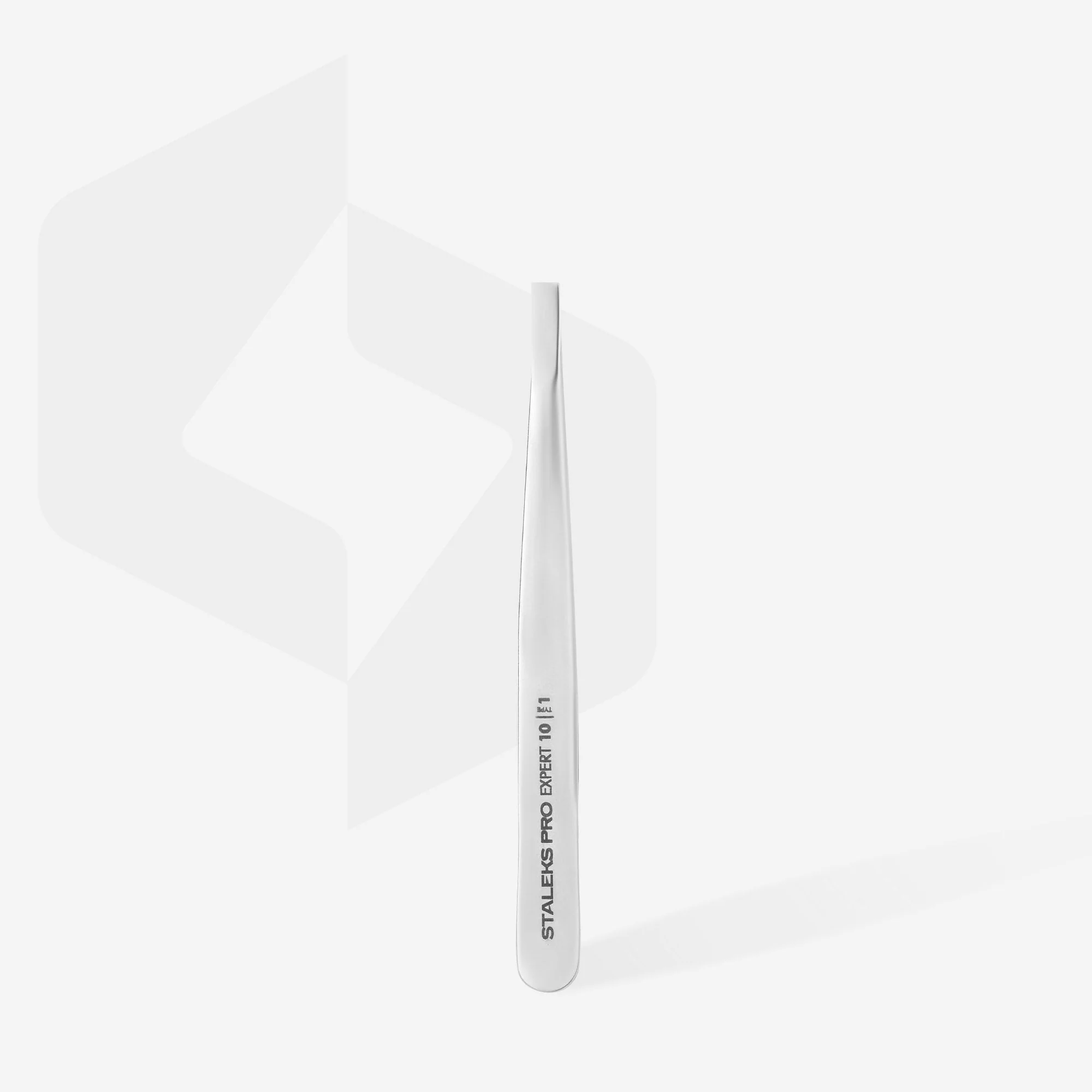 STALEKS EXPERT 10 TYPE 1 Profesjonalna pęseta do brwi szeroka prosta - Image 3