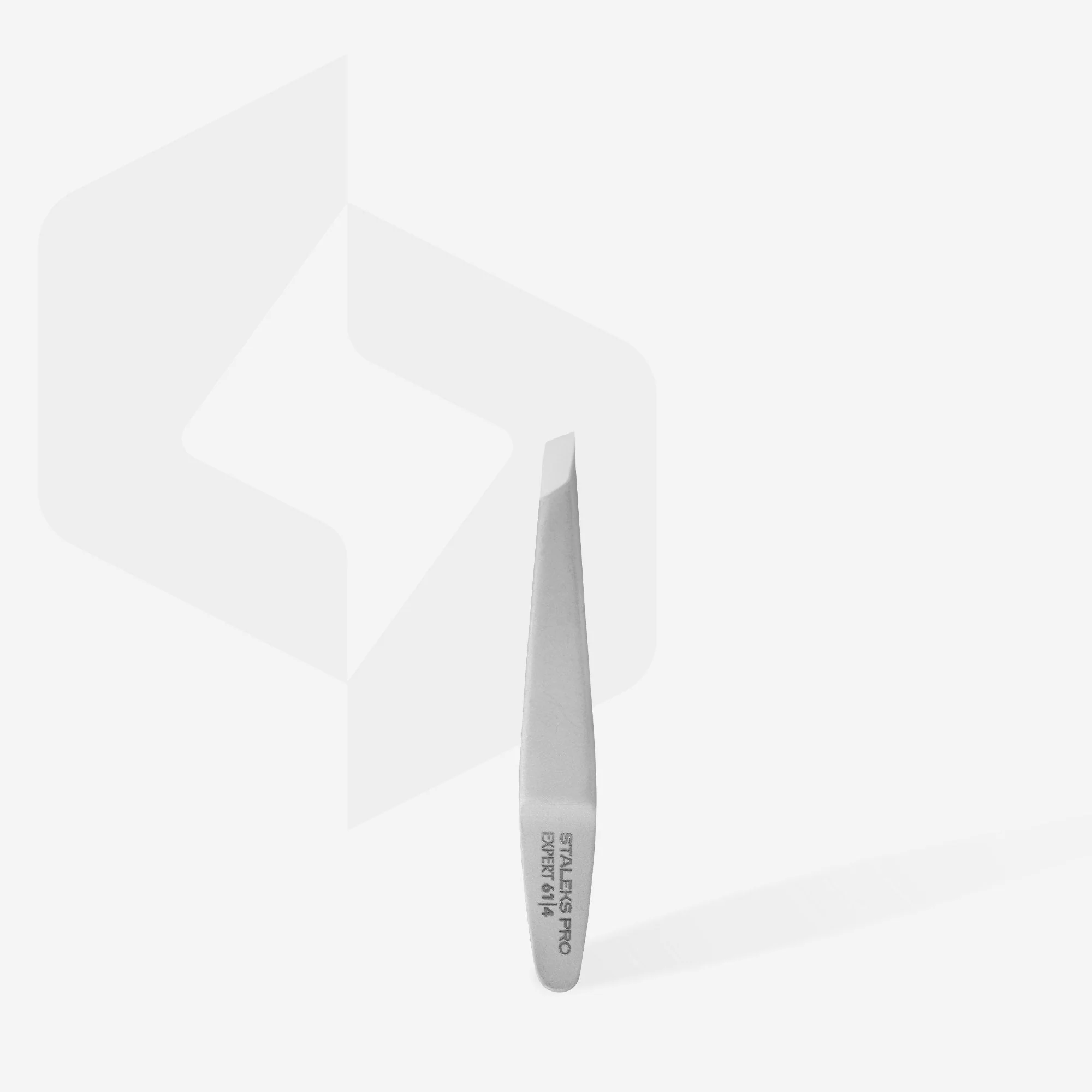 STALEKS EXPERT 61 TYPE 4 Profesjonalna pęseta do brwi wąska skośna - Image 3