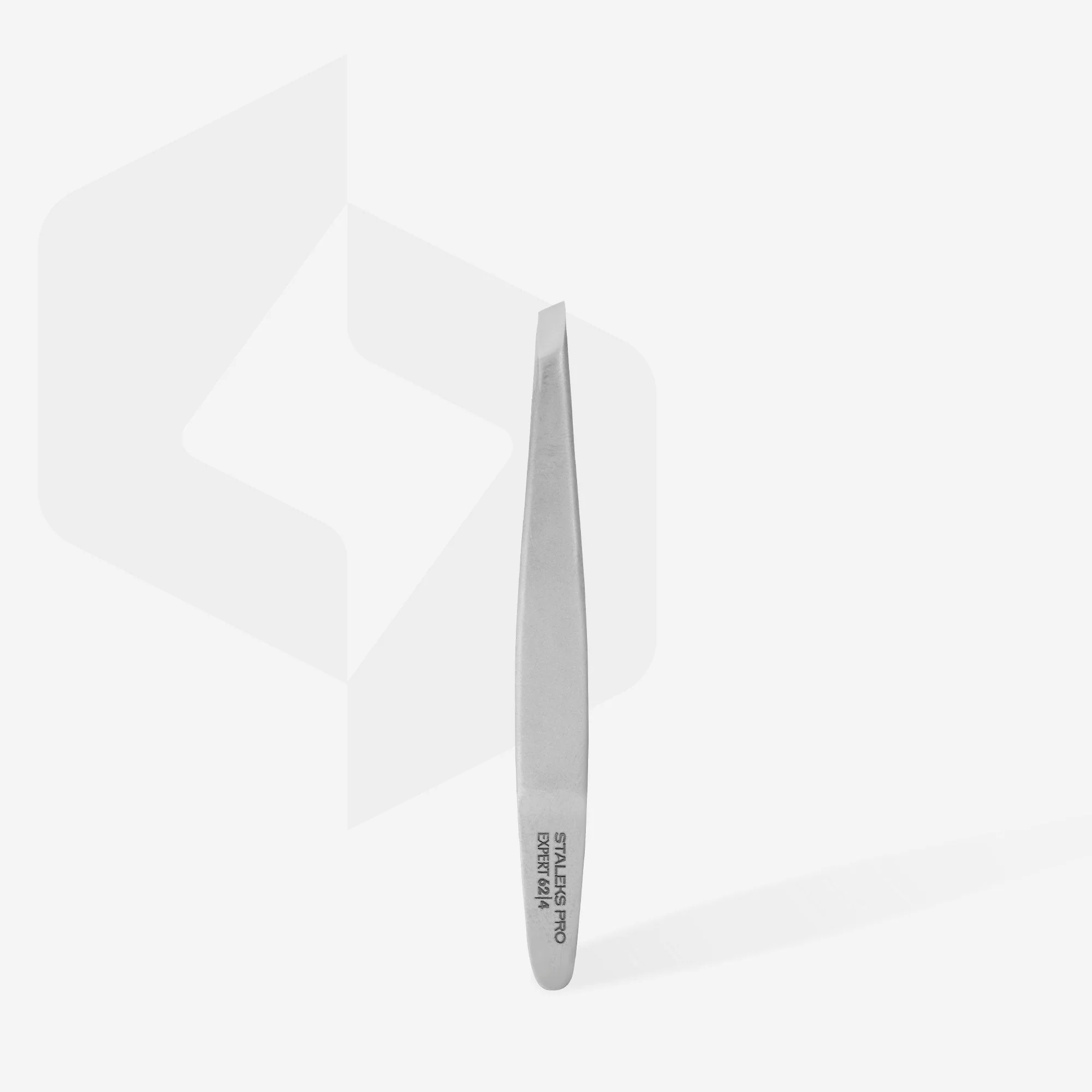STALEKS EXPERT 62 TYPE 4 Profesjonalna pęseta do brwi wąska skośna - Image 3
