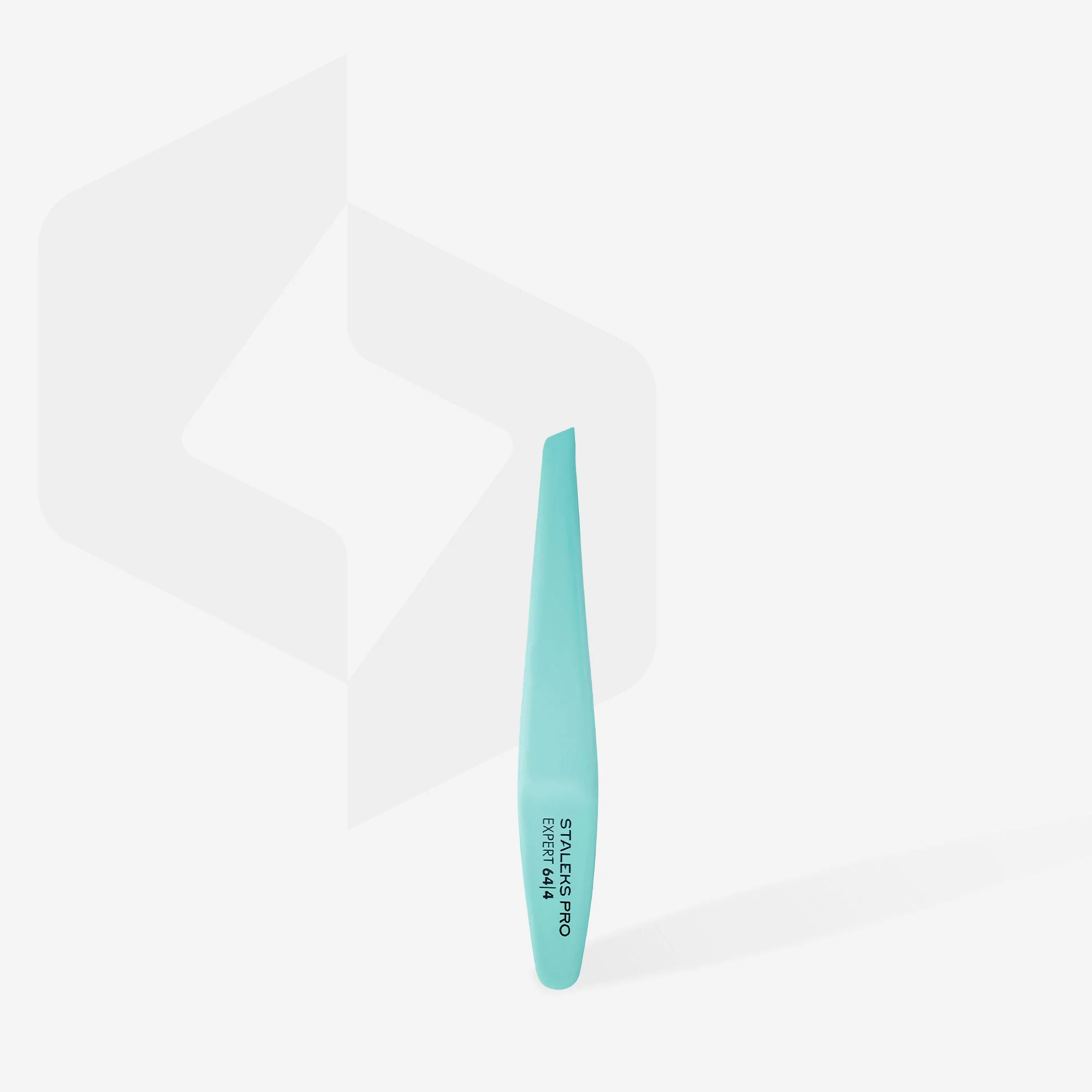 Pęseta do brwi niebieska EXPERT 64 TYPE 4 (wąska skośna) - Image 3