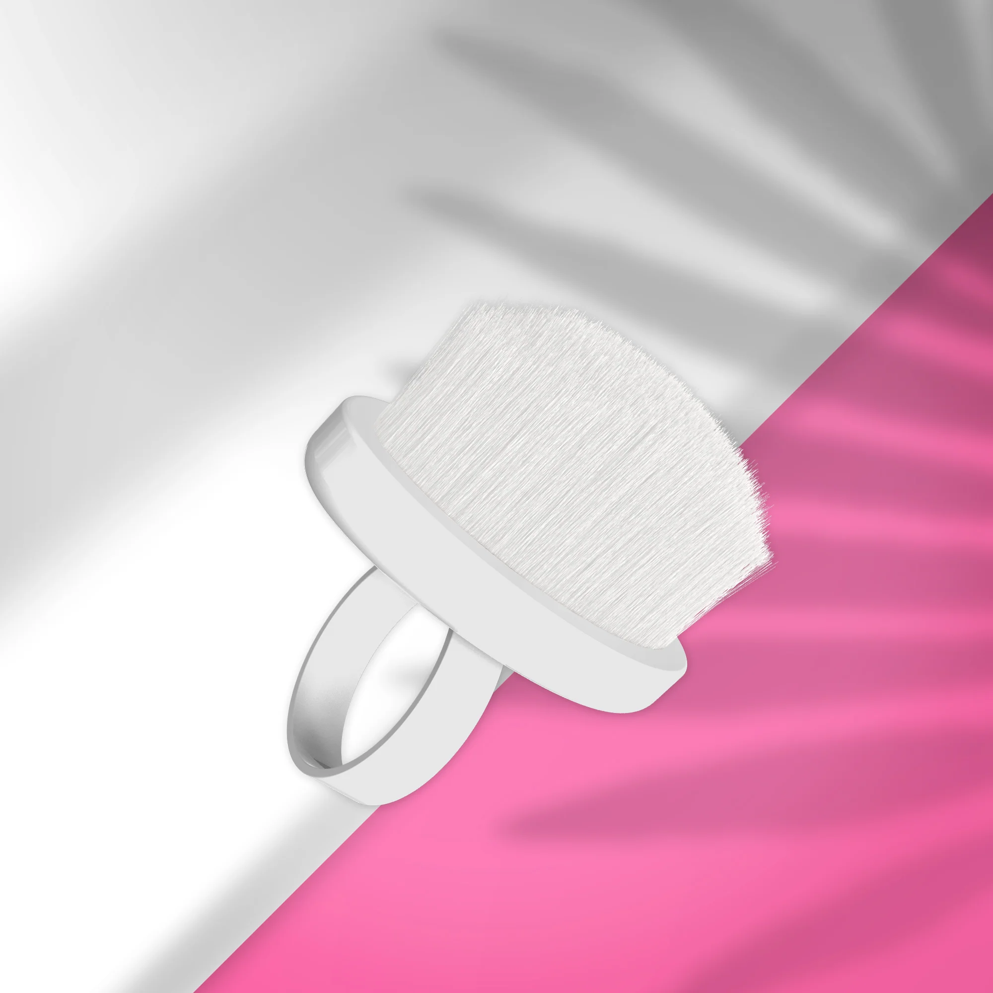STALEKS EXPERT 03 Mini Manicure pierścień z szczoteczką do oczyszczania paznokci z kurzu (10 szt.)