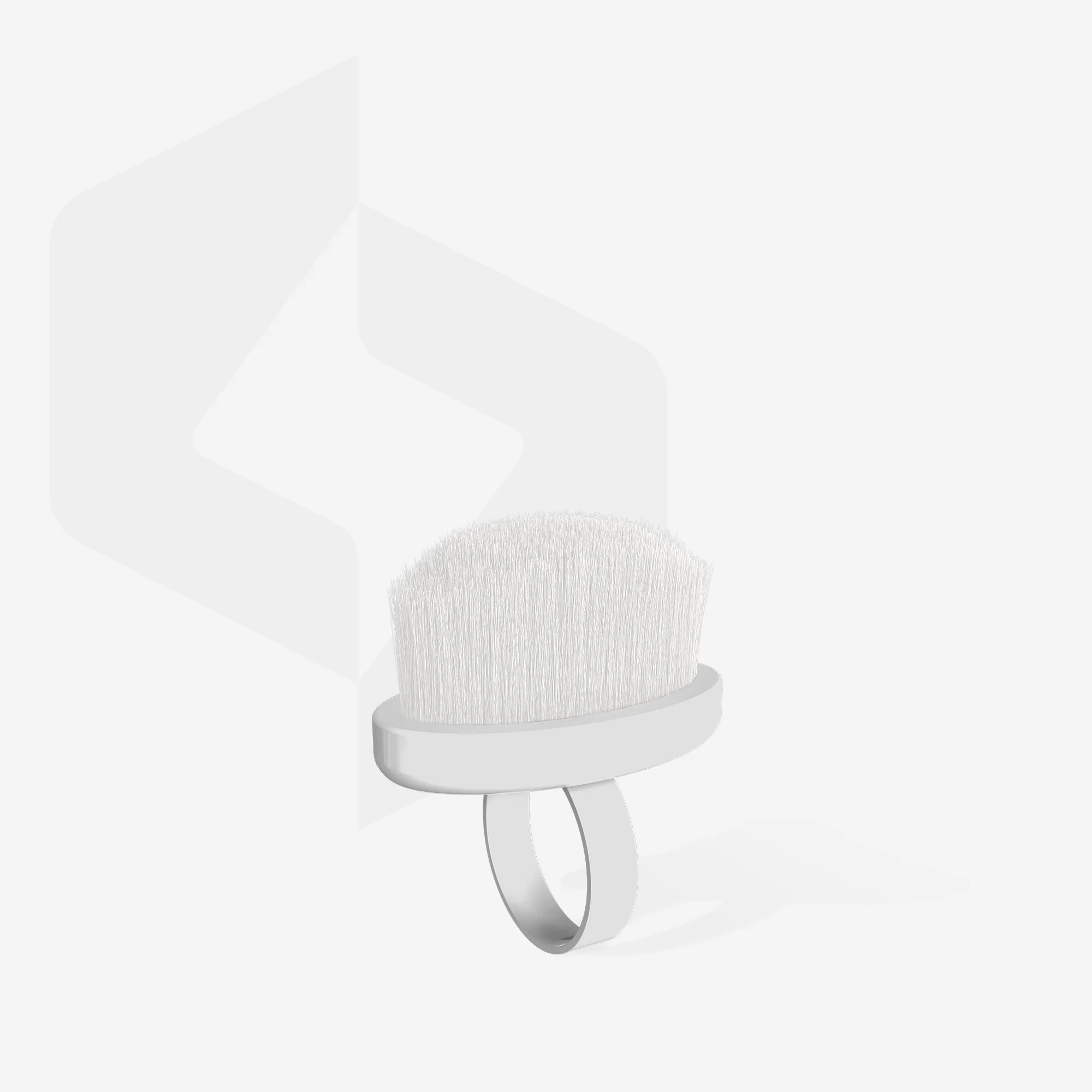 STALEKS EXPERT 03 Mini Manicure pierścień z szczoteczką do oczyszczania paznokci z kurzu (10 szt.) - Image 2