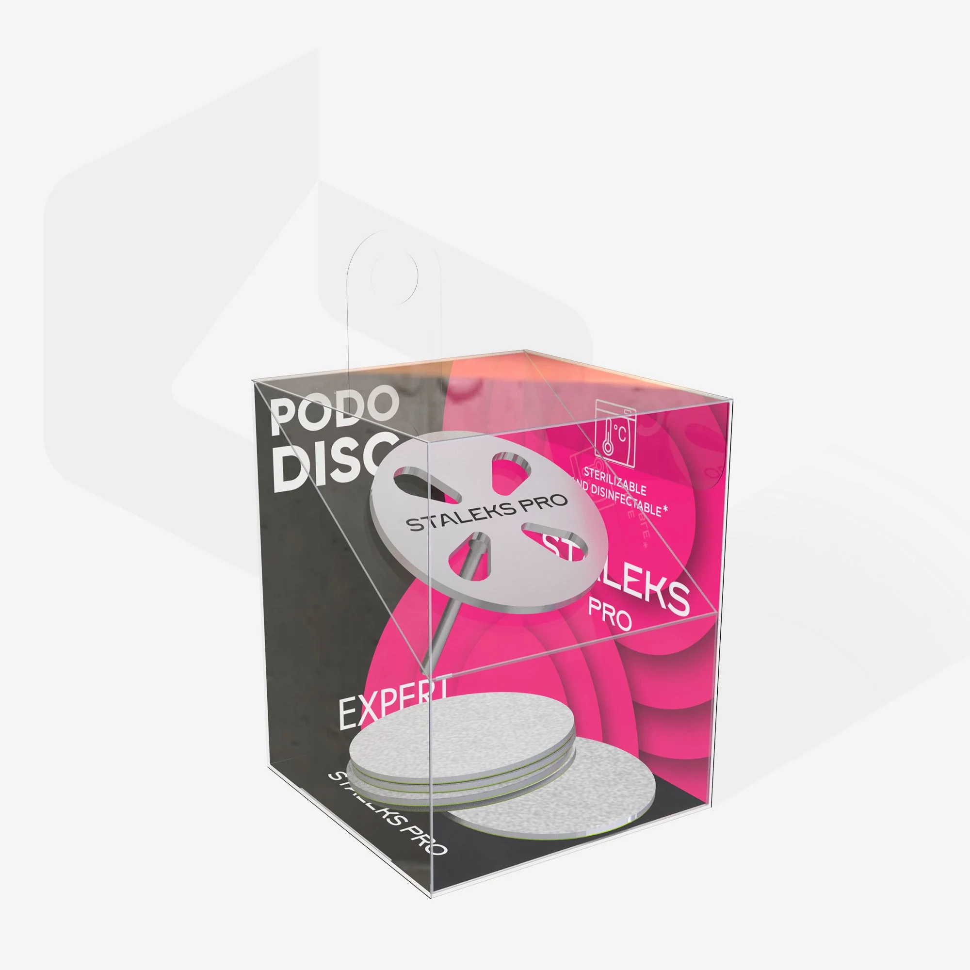 STALEKS EXPERT PODODISC L Dysk do pedicure z wymiennymi pilnikami, 180 gritt 25 mm (5 szt.) - Image 3