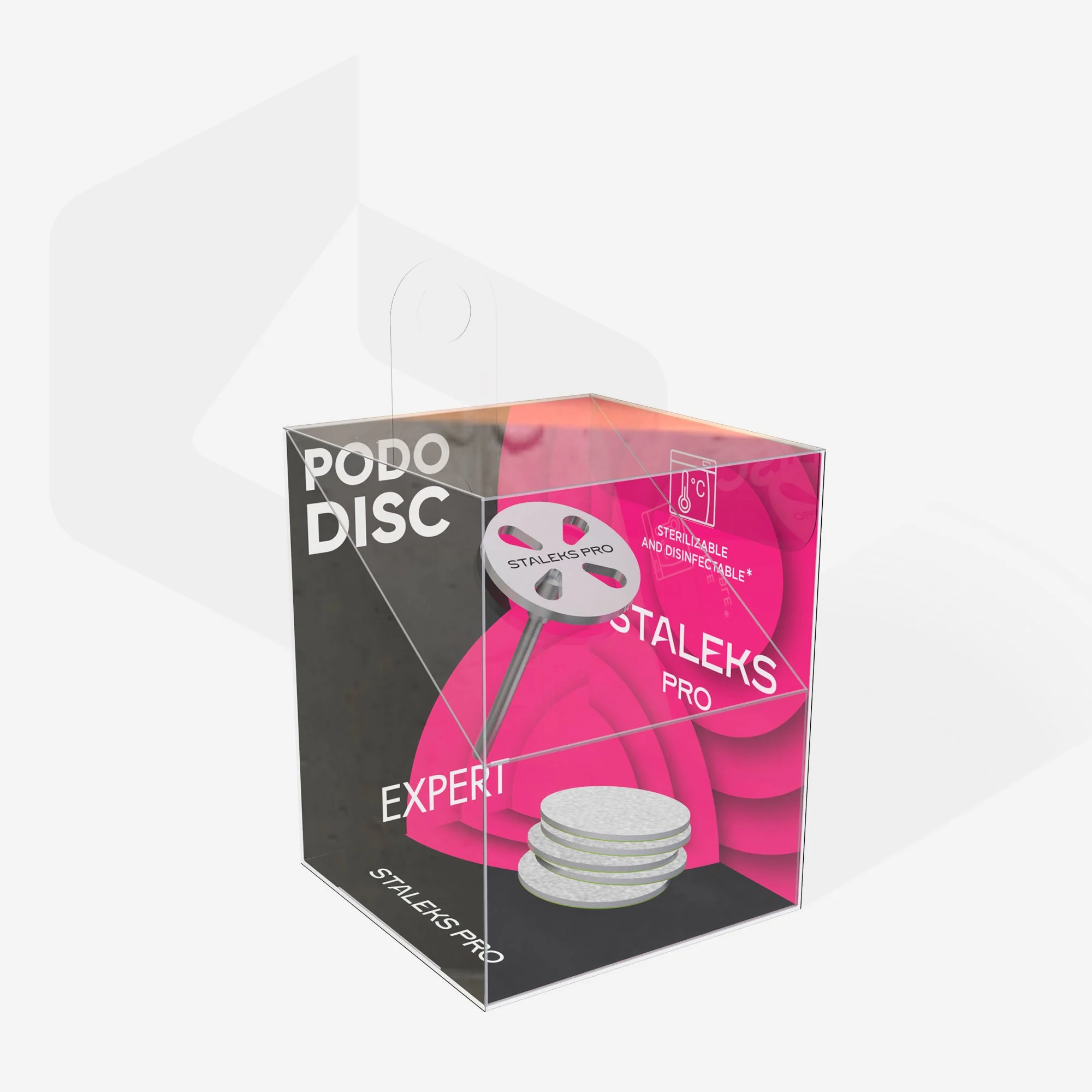 STALEKS EXPERT PODODISC S Dysk do pedicure z wymiennymi pilnikami, 180 grit 15 mm (5 szt.) - Image 3