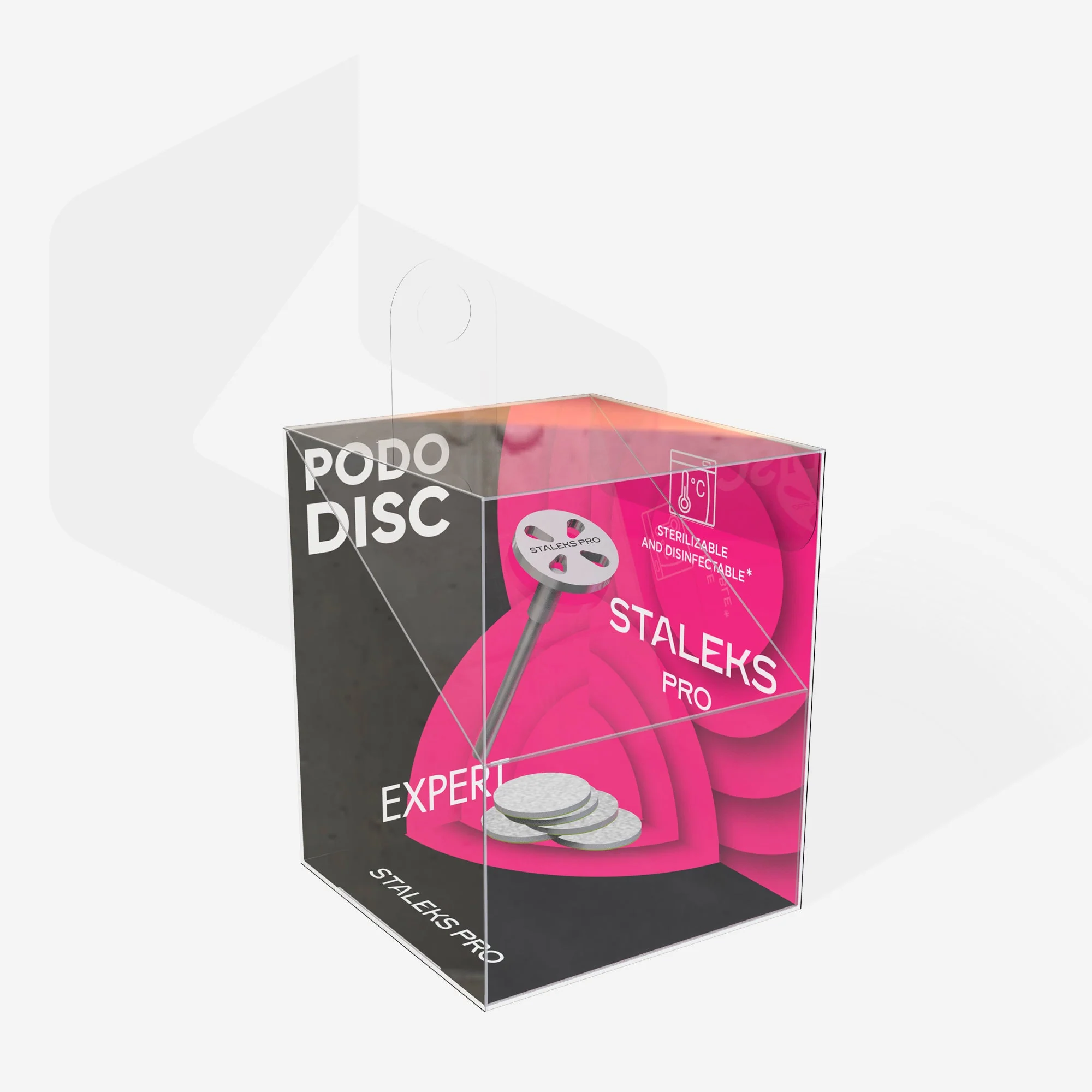 STALEKS EXPERT PODODISC XS Dysk do pedicure z wymiennymi pilnikami, 180 grit 10 mm (5 szt.) - Image 3