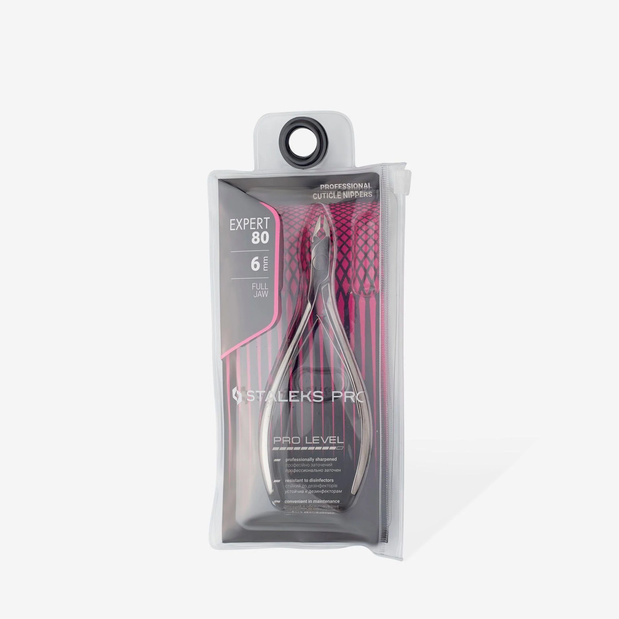STALEKS EXPERT 80 Cążki profesjonalne do skóry, 6 mm - Image 4