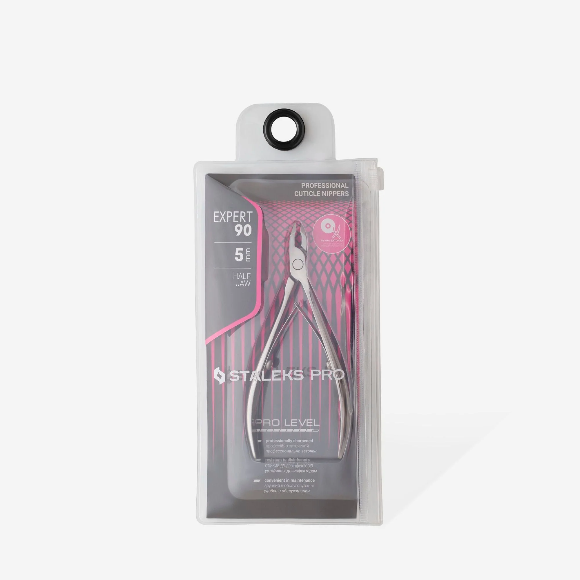 STALEKS EXPERT 90 Cążki profesjonalne do skóry, 5 mm - Image 4