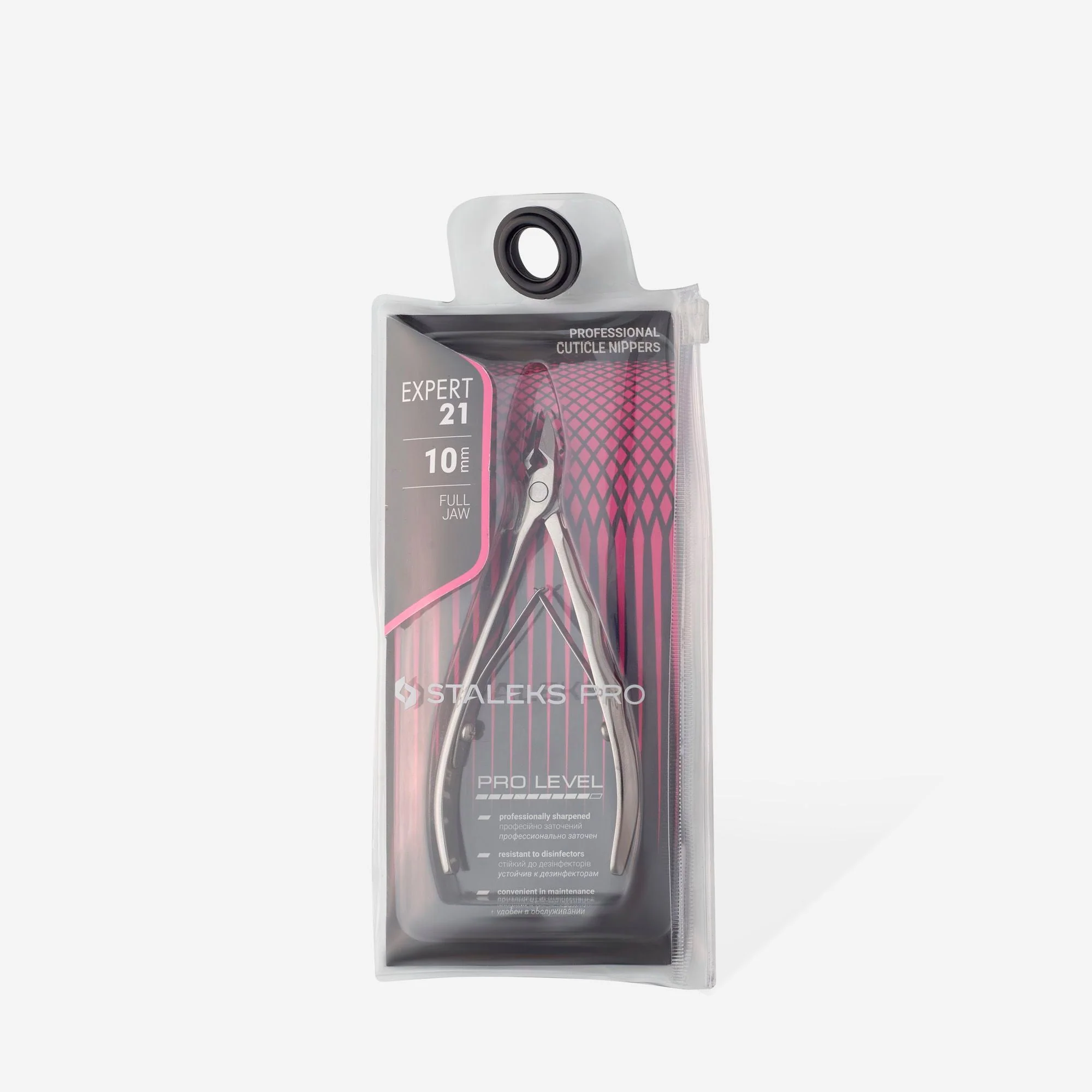 STALEKS EXPERT 21 Cążki profesjonalne do skóry, 10 mm - Image 4
