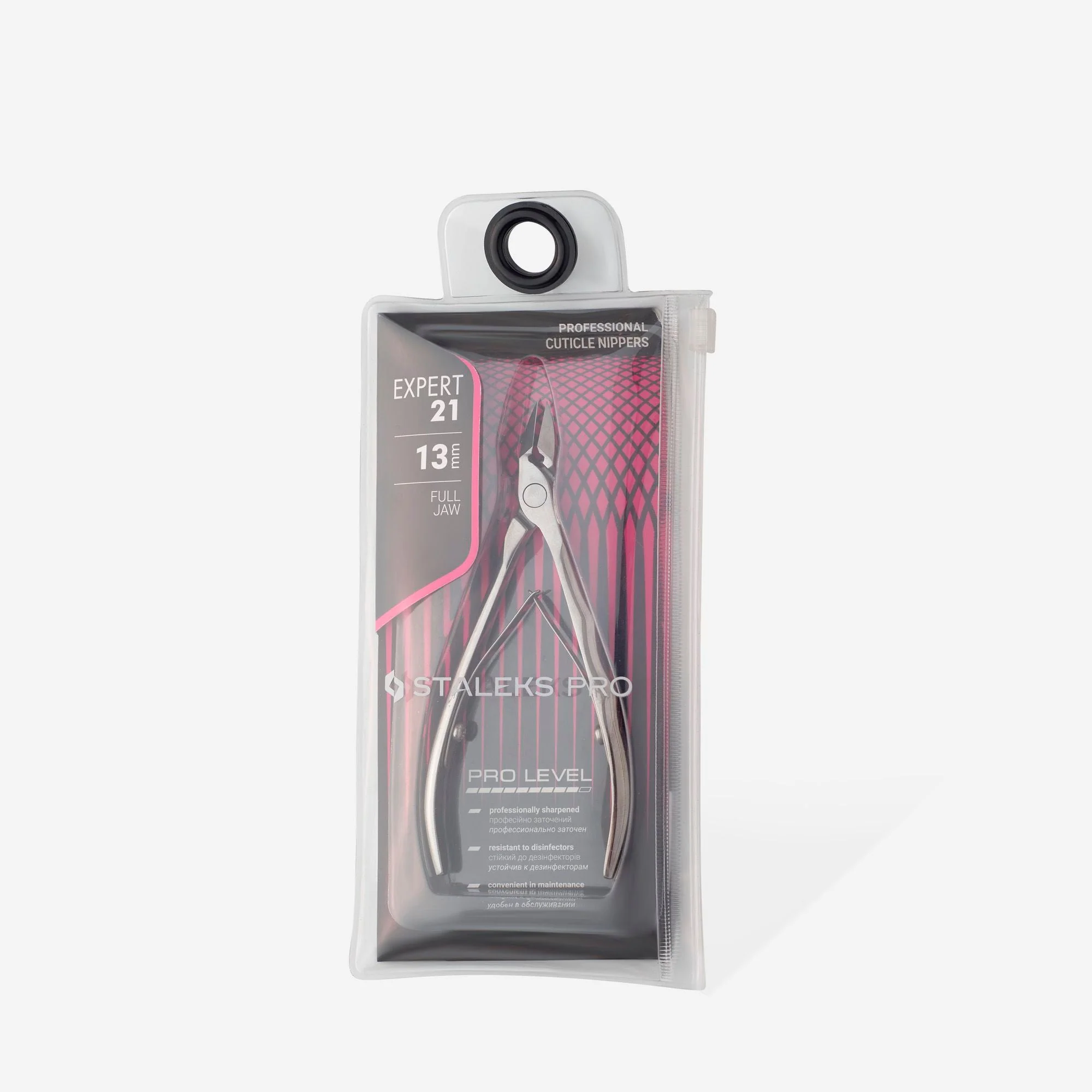 STALEKS EXPERT 21 Cążki profesjonalne do skóry, 10 mm - Image 8
