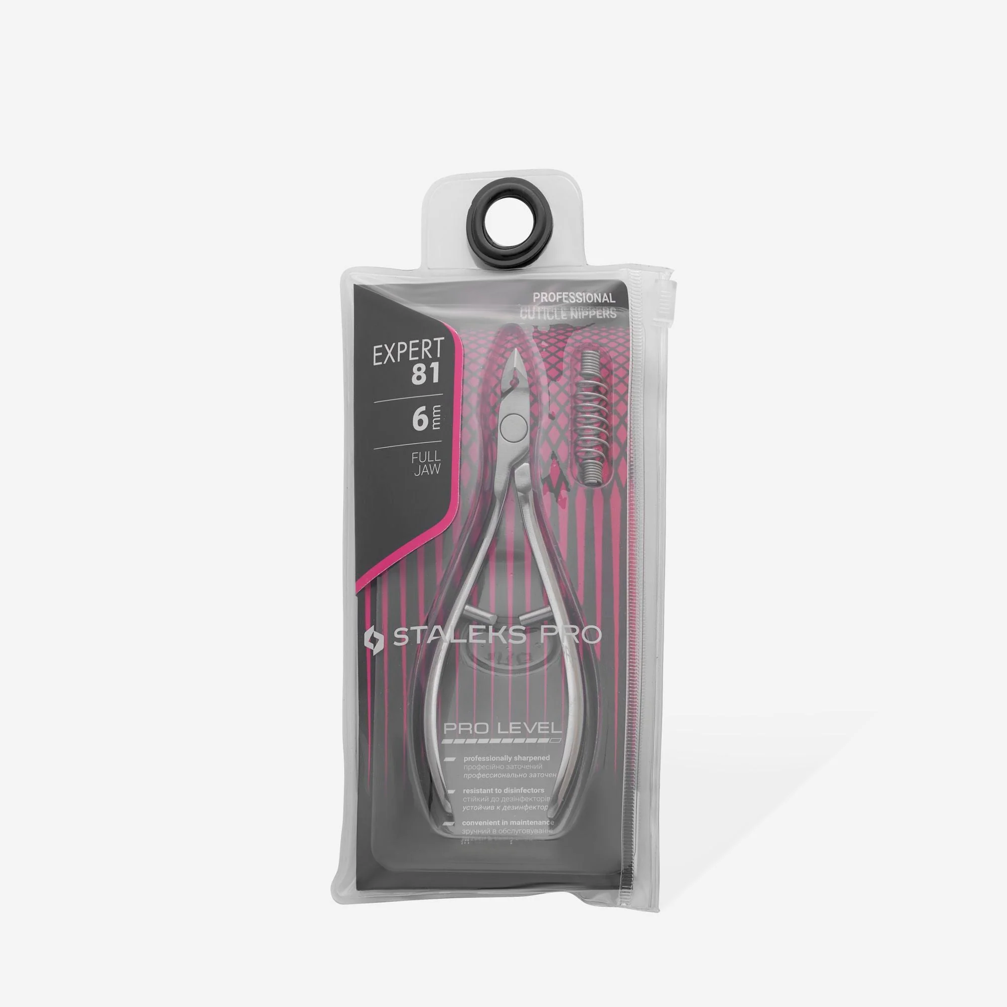 STALEKS EXPERT 81 Cążki profesjonalne do skóry, 6 mm - Image 4
