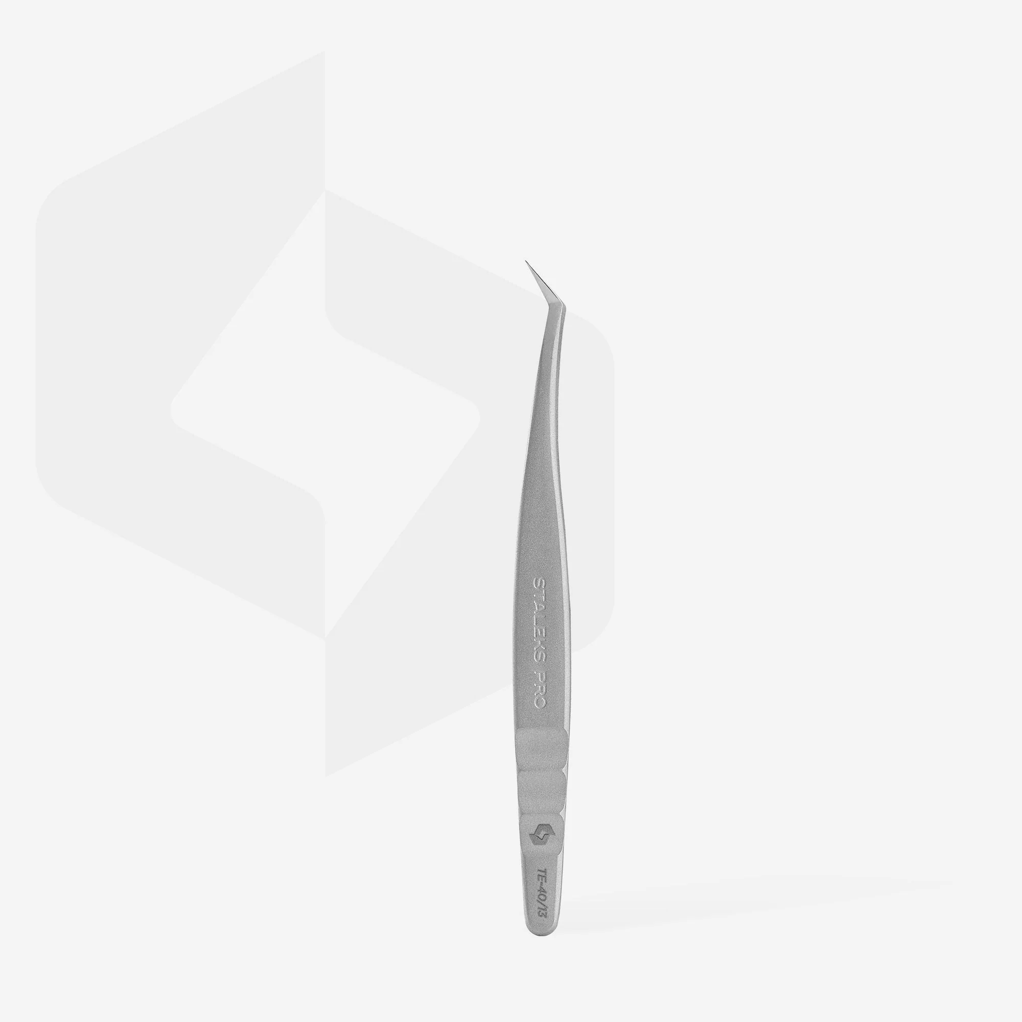 STALEKS EXPERT 40 TYPE 13 Profesjonalna pęseta do przedłużania rzęs, w kształcie litery L, 40° - Image 3