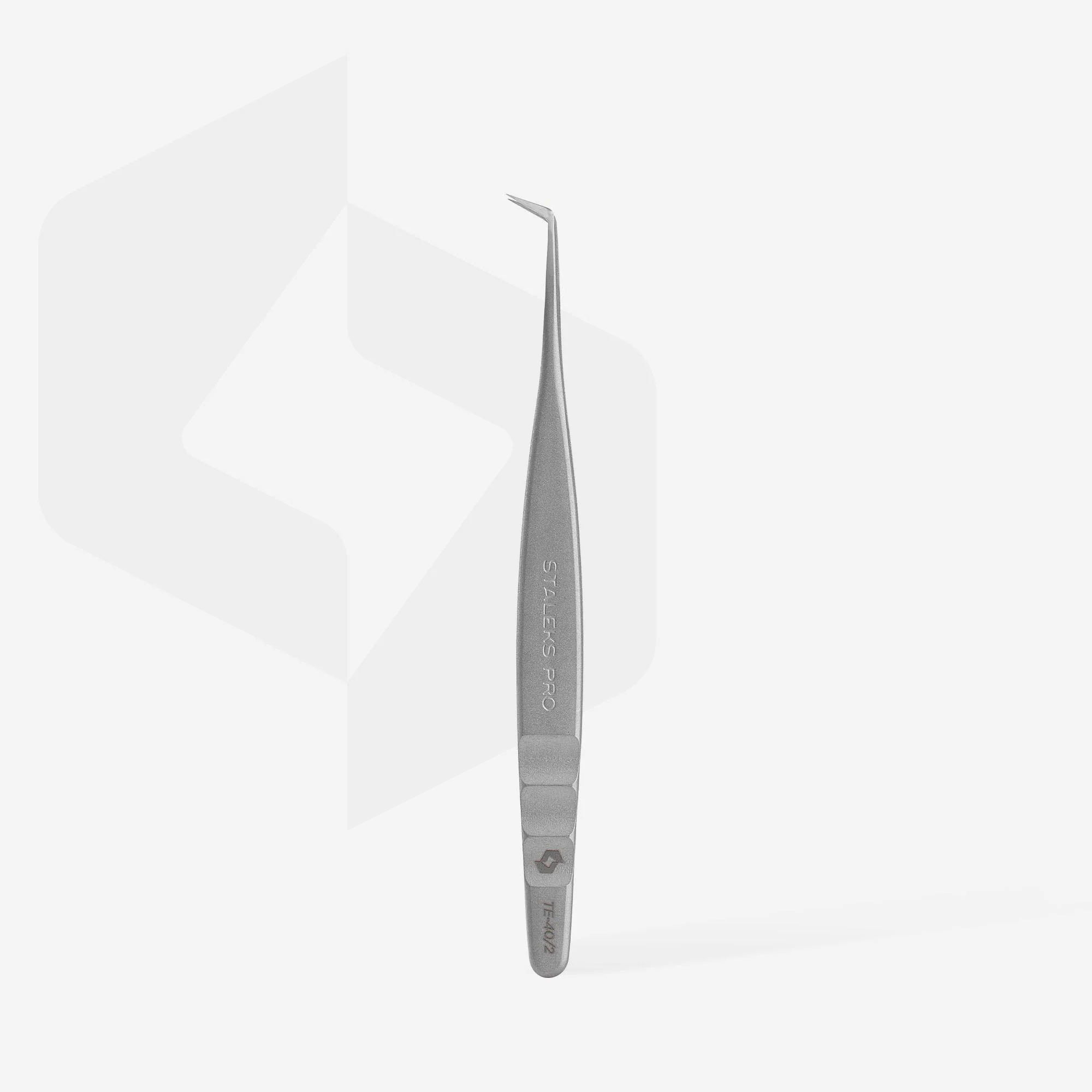 STALEKS EXPERT 40 TYPE 2 Profesjonalna pęseta do przedłużania rzęs, w kształcie litery L, 70° - Image 3