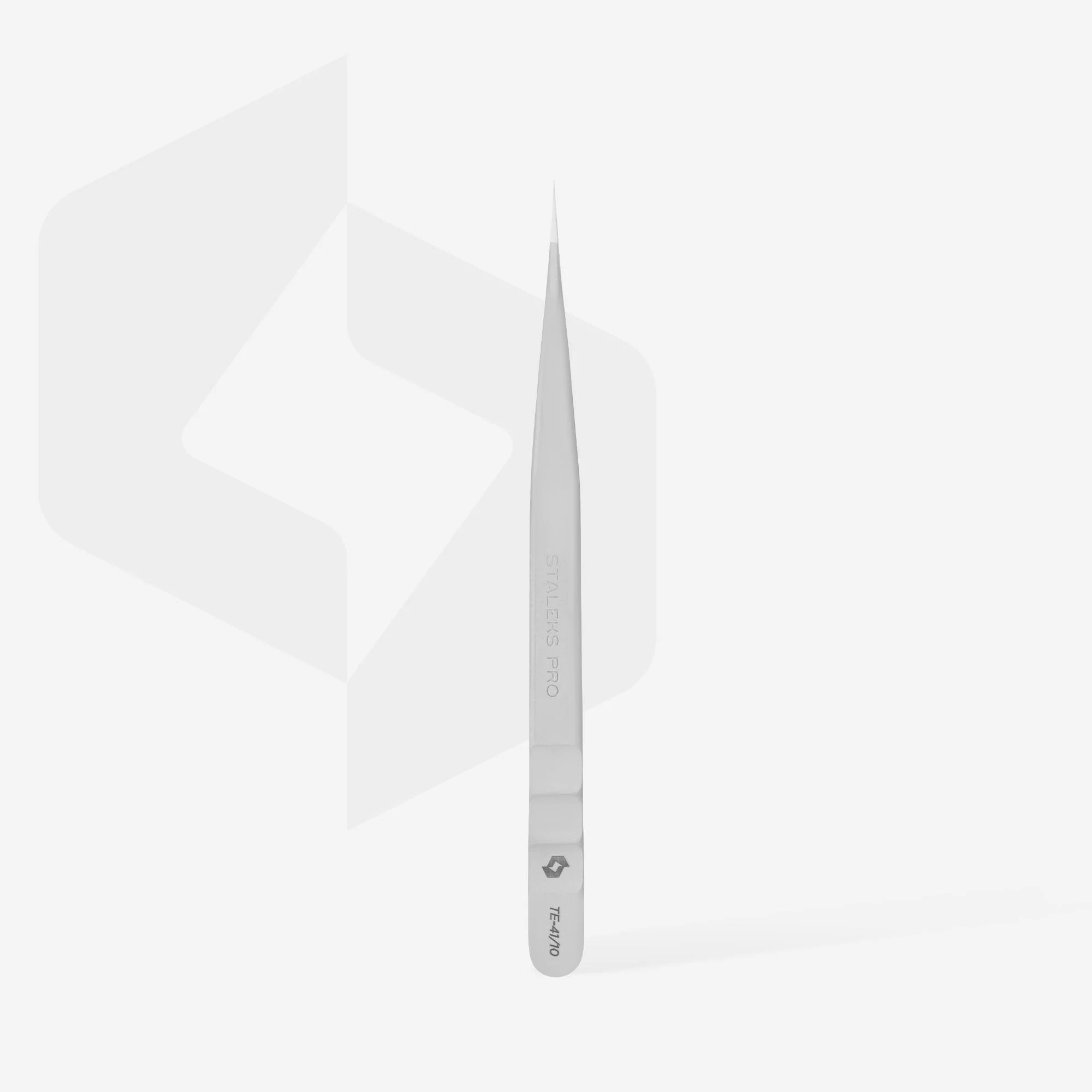 STALEKS EXPERT 41 TYPE 10 Profesjonalna pęseta do przedłużania rzęs, prosta - Image 3